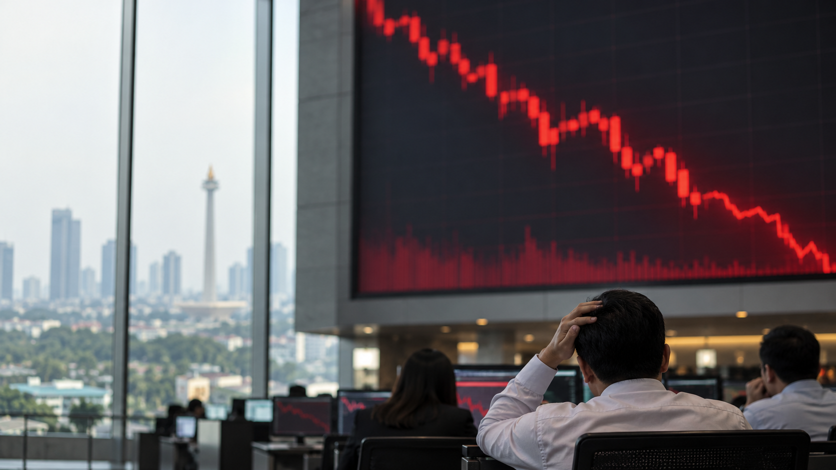 IHSG Turun 2,6% pada Sesi I, Penyebab Belum Terungkap