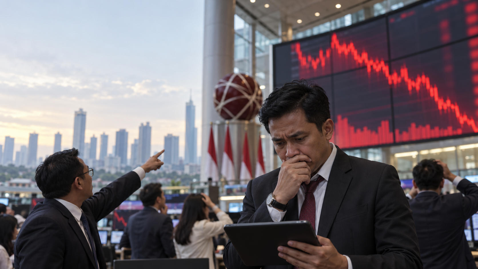 IHSG Turun Usai Batas Saham Gocap Dihapus