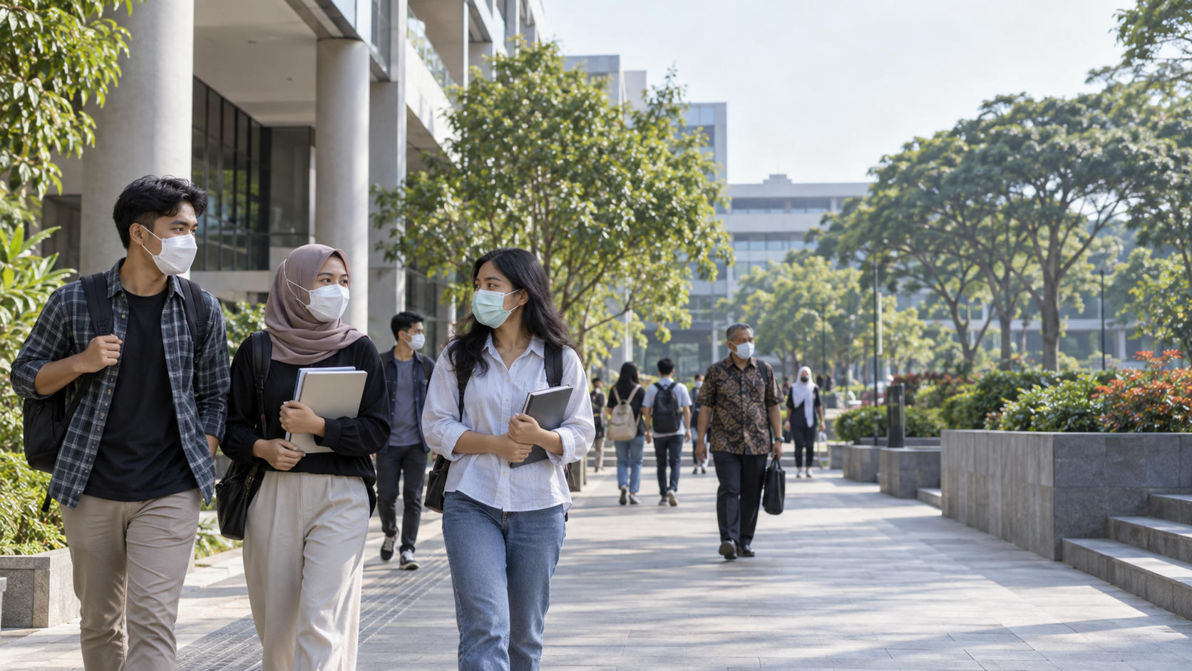 Influenza A Naik, Rektor UB Imbau Pakai Masker di Kampus