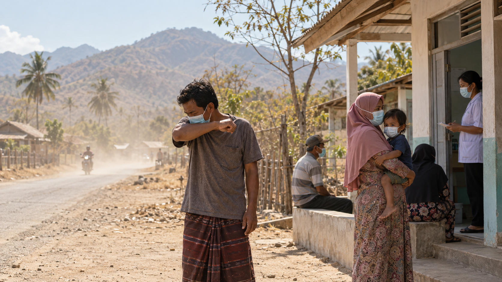 Influenza di Lombok Timur Diduga Naik akibat Panas dan Debu