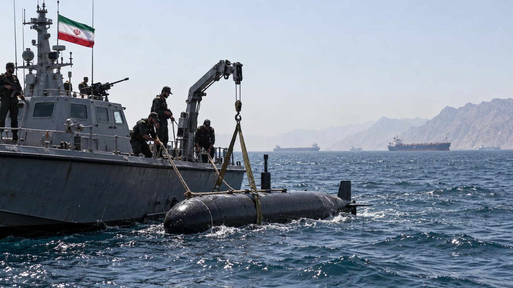 Iran Klaim Sita Drone Bawah Laut AS di Selat Hormuz