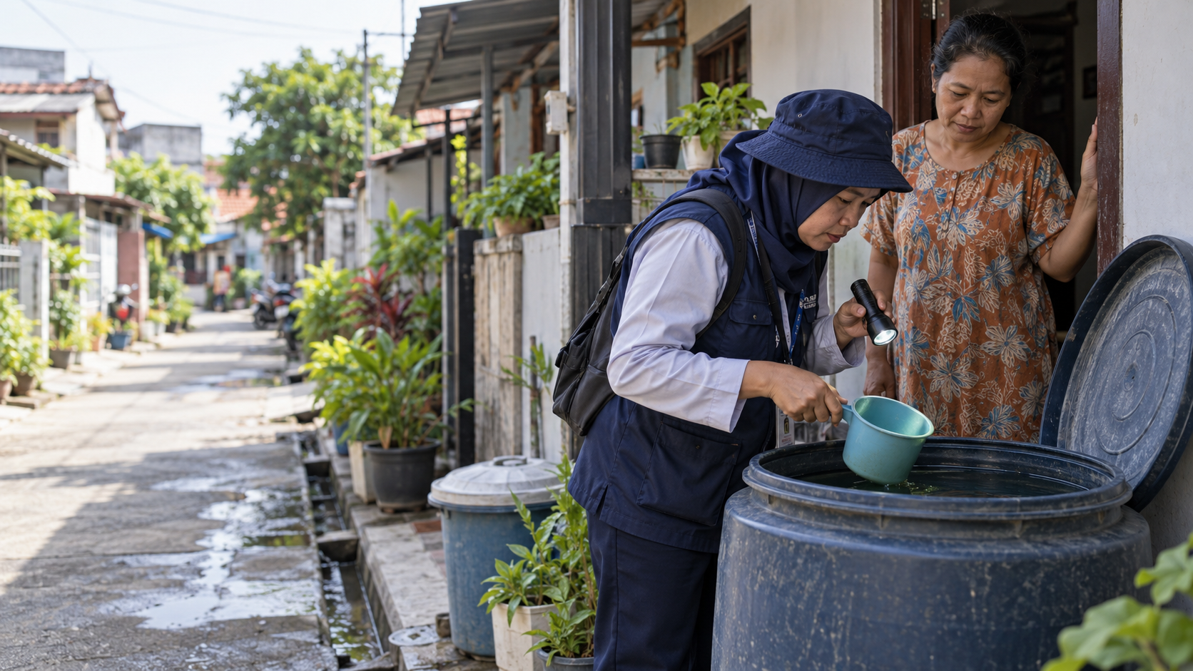 Jumantik Gelar PSN di Jelambar, 26 Rumah Jadi Sasaran