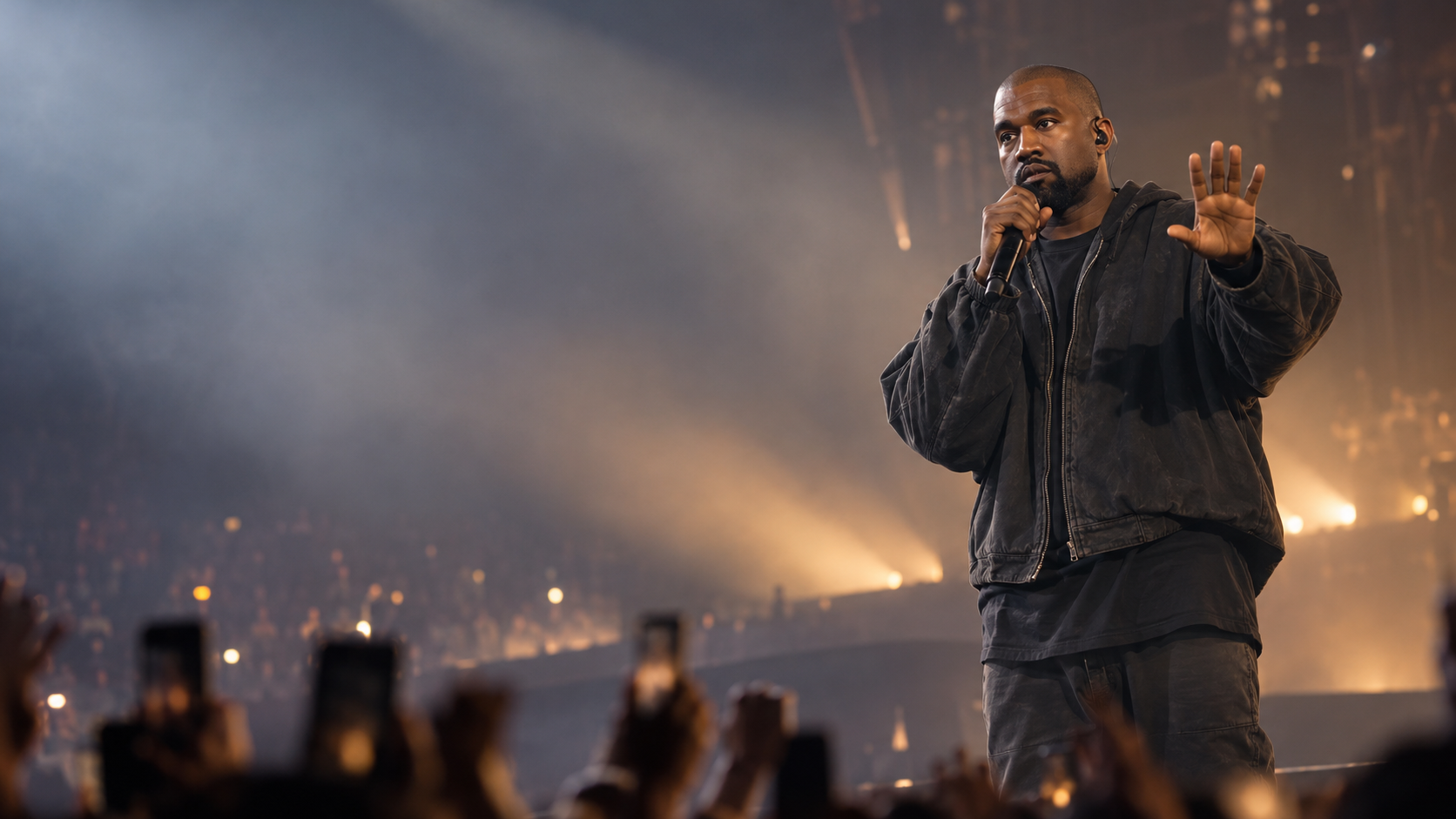 Kanye West Bantah Marah Saat Konser di Jakarta