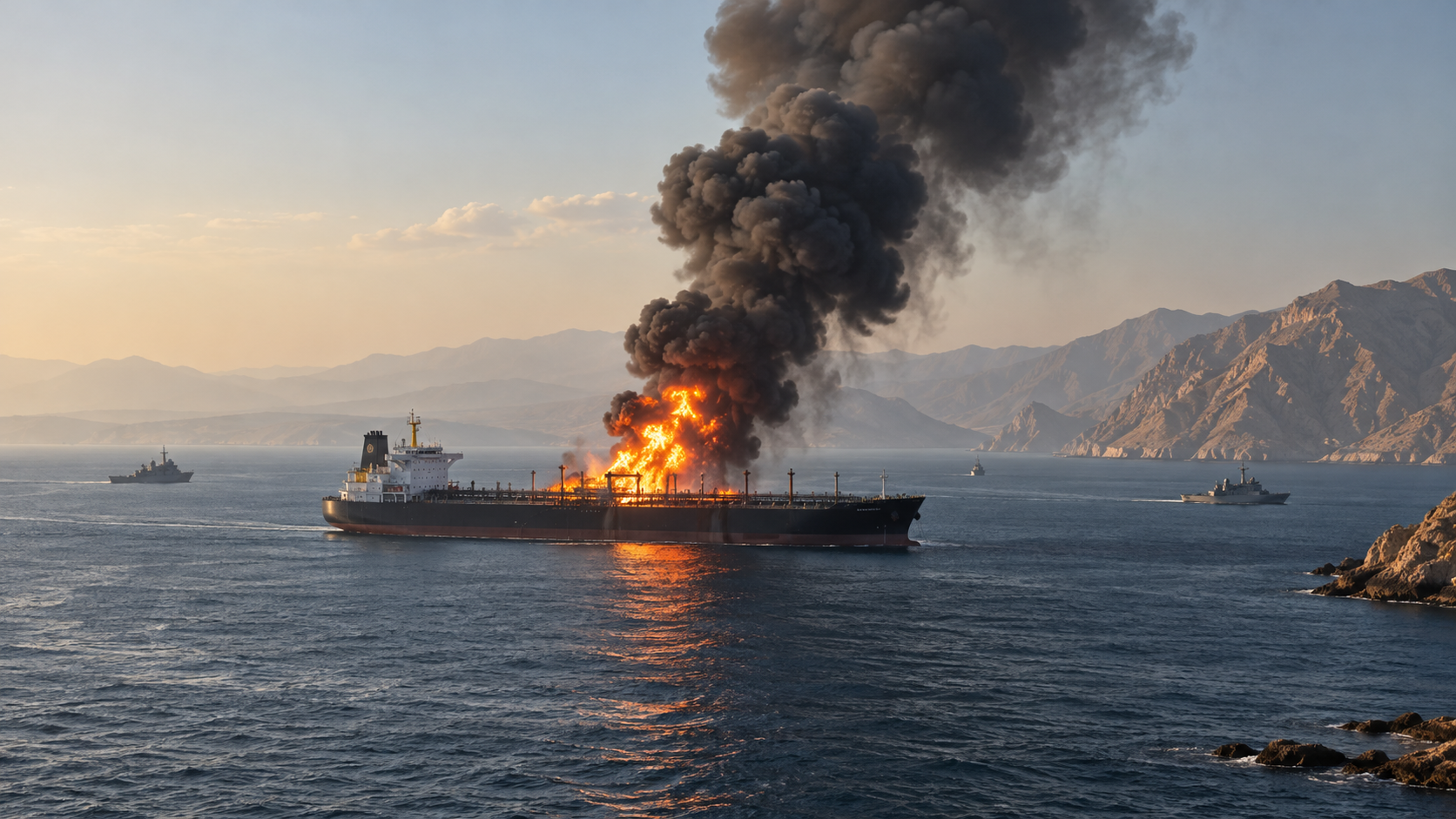 Kapal Tanker Meledak di Selat Hormuz: Dugaan Ranjau