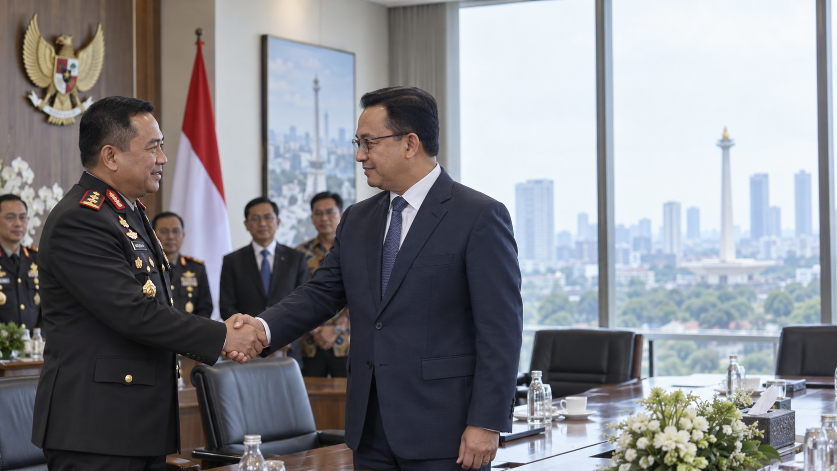 Kapolda Metro Jaya Temui Gubernur DK Jakarta