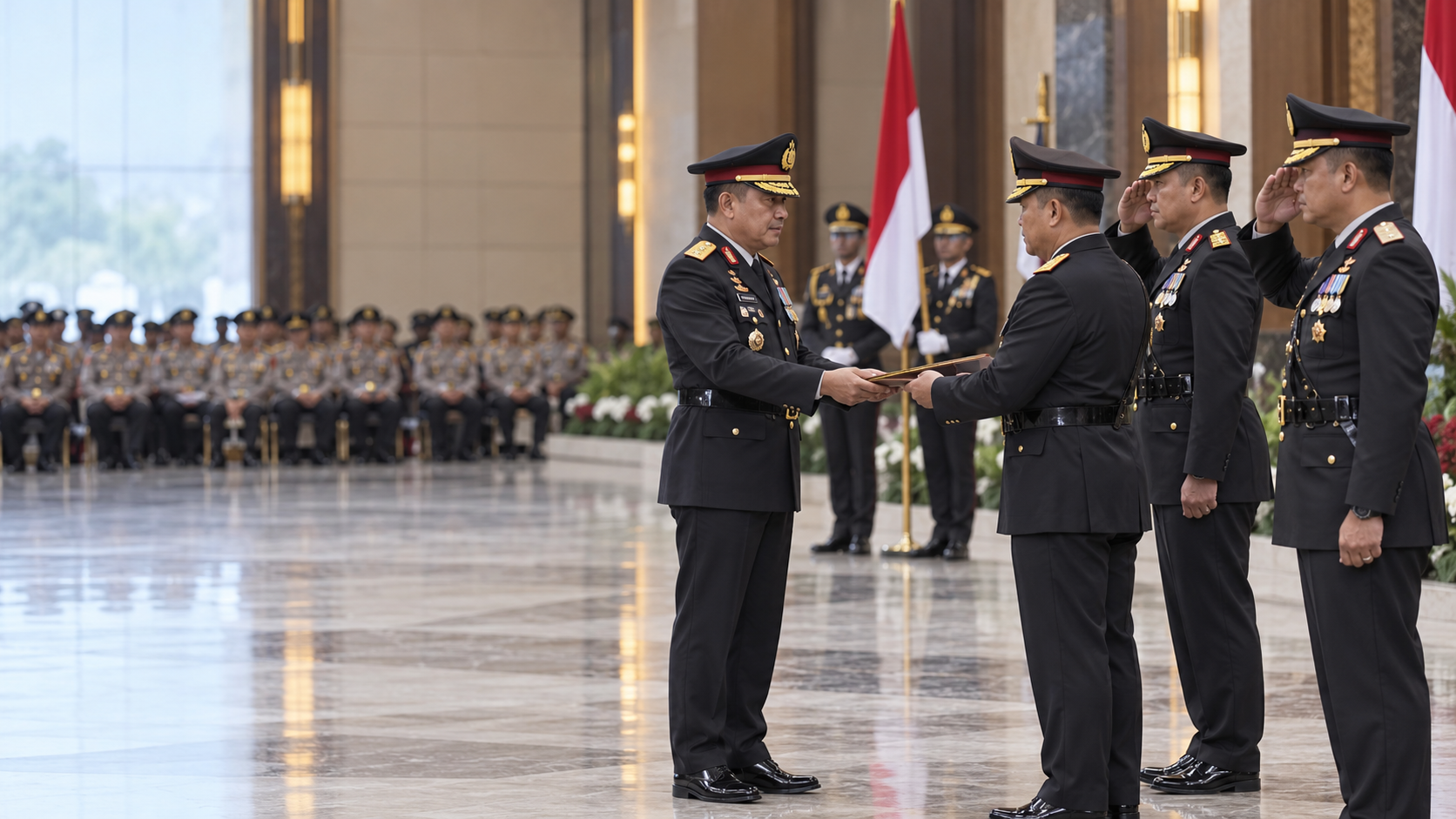 Kapolri Pimpin Sertijab Kakorlantas dan Tiga Kapolda