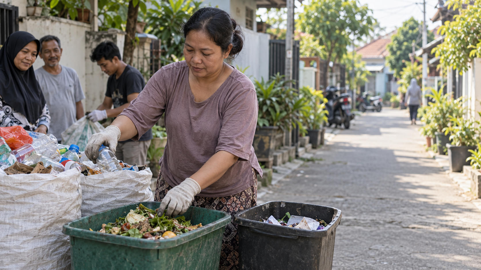 Kisah Susi Memilah Sampah di Jakarta Selatan