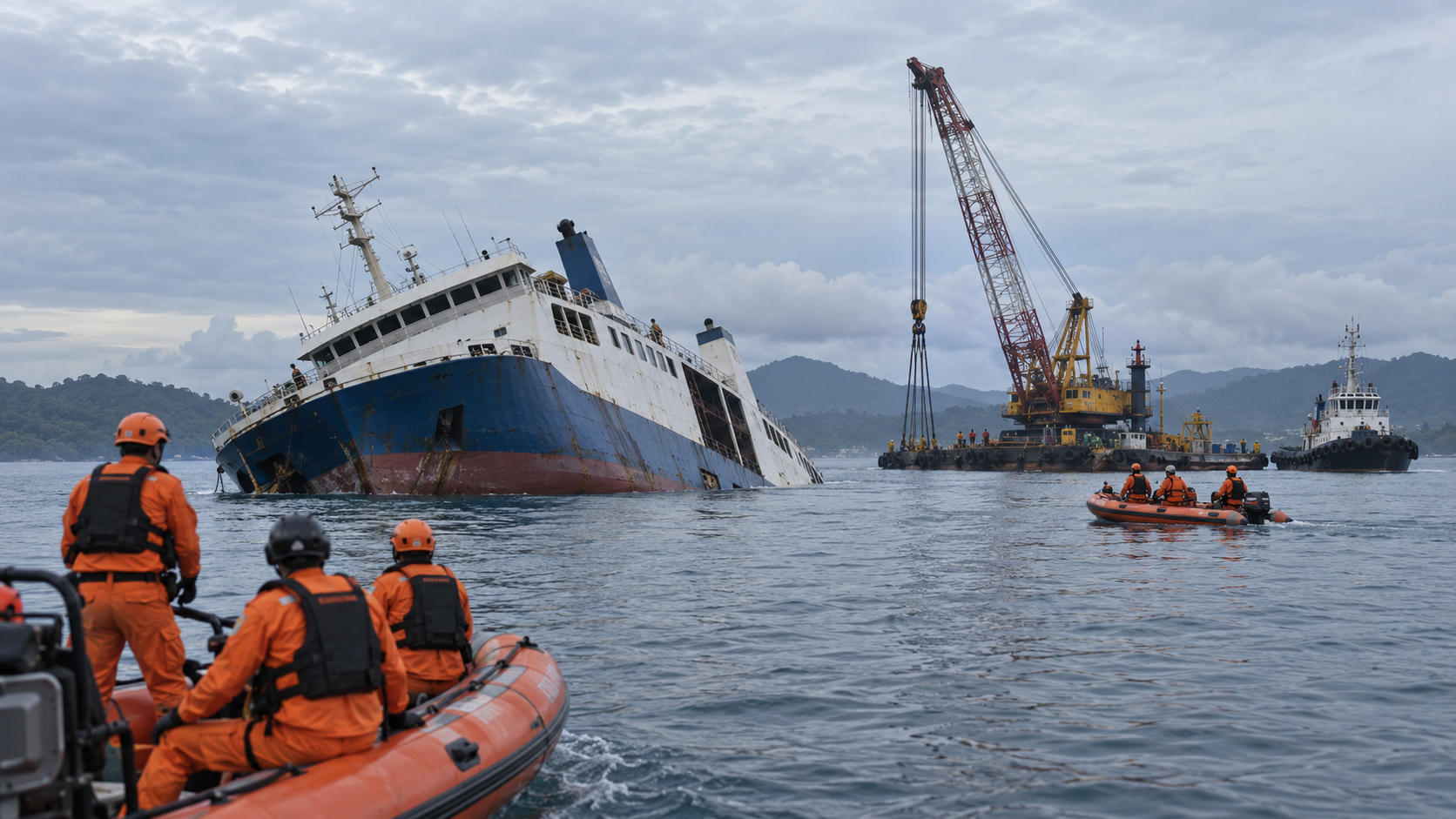 KM Virgo Menyentuh Dasar Laut, Basarnas Minta Salvage