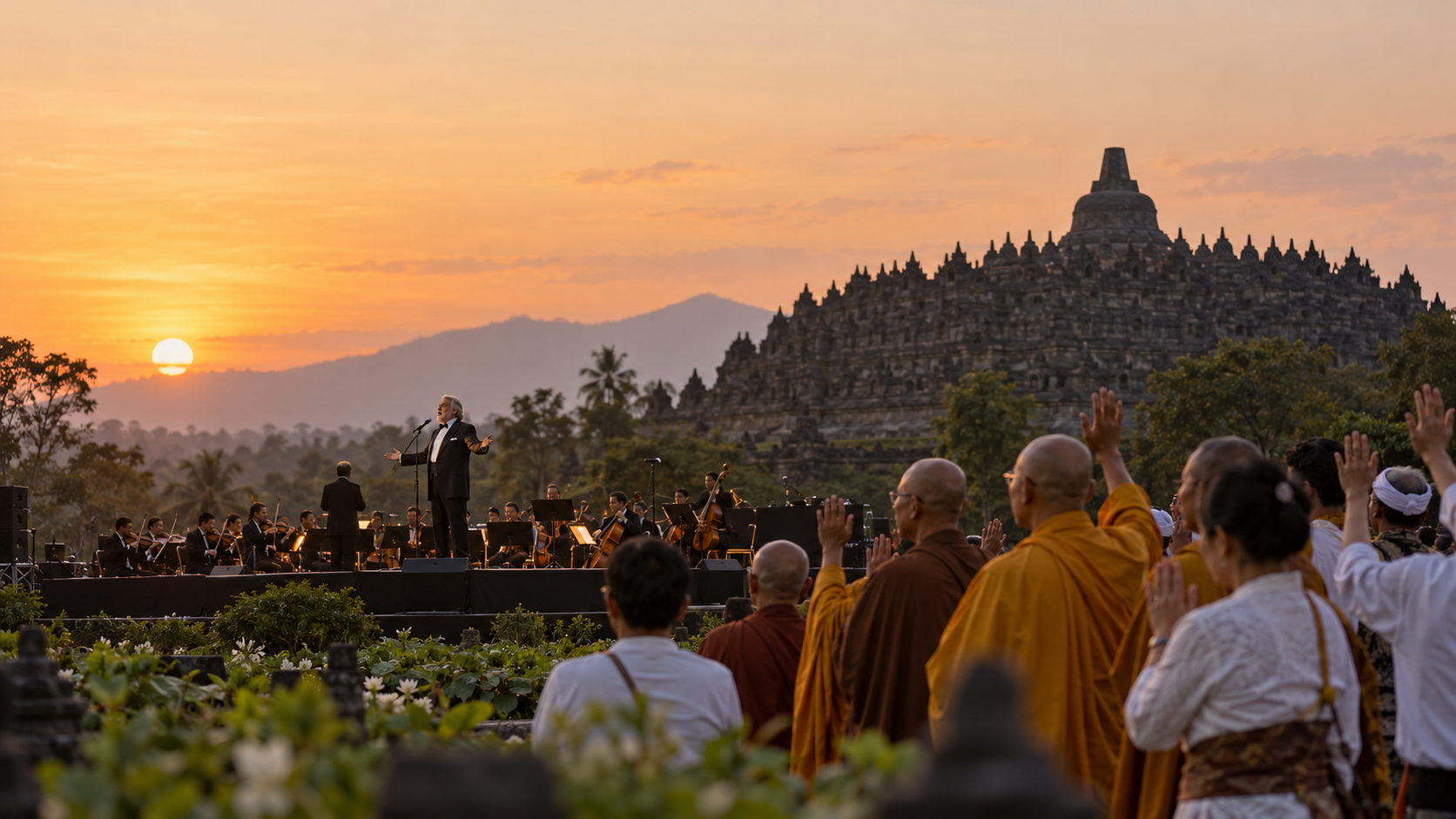 Konser Andrea Bocelli Ditolak FPI, Tetap di Borobudur