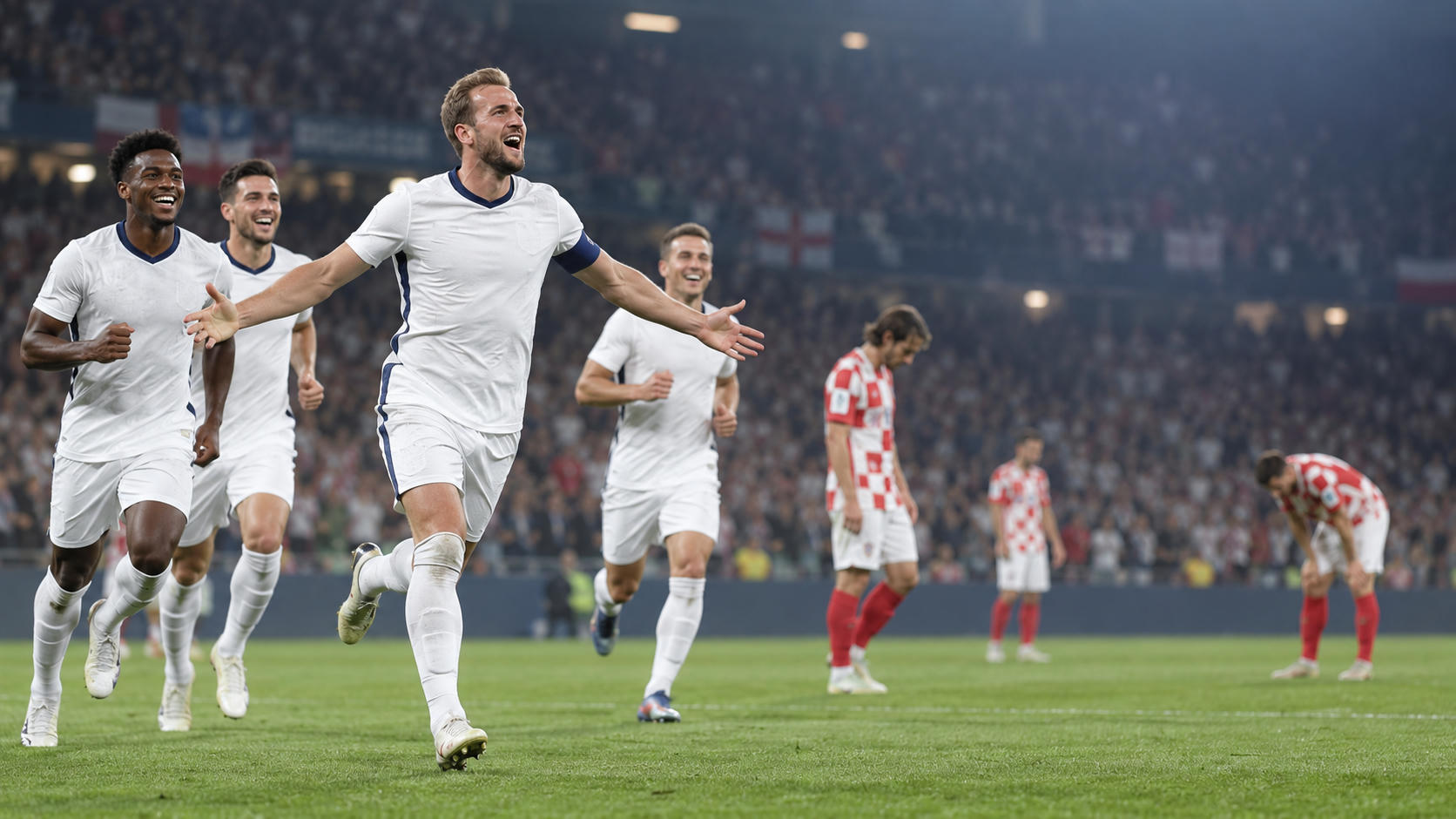 Kroasia vs Inggris: Inggris Menang 7-0