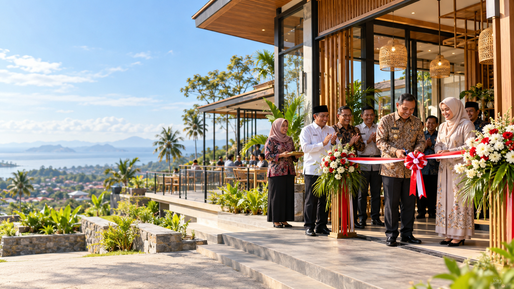 Land Mark Cafe dan Resto Resmi Beroperasi di Sinjai