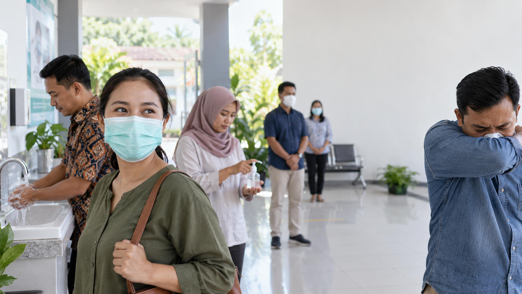 Lima Langkah Mencegah Penularan Influenza A