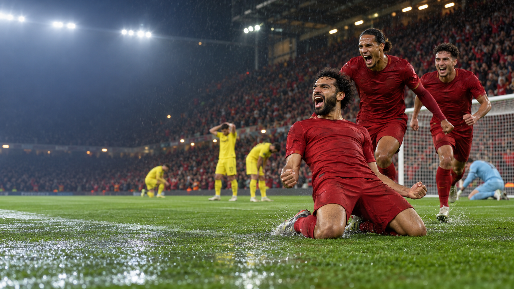 Liverpool Menang 4-3 atas Villarreal di Anfield