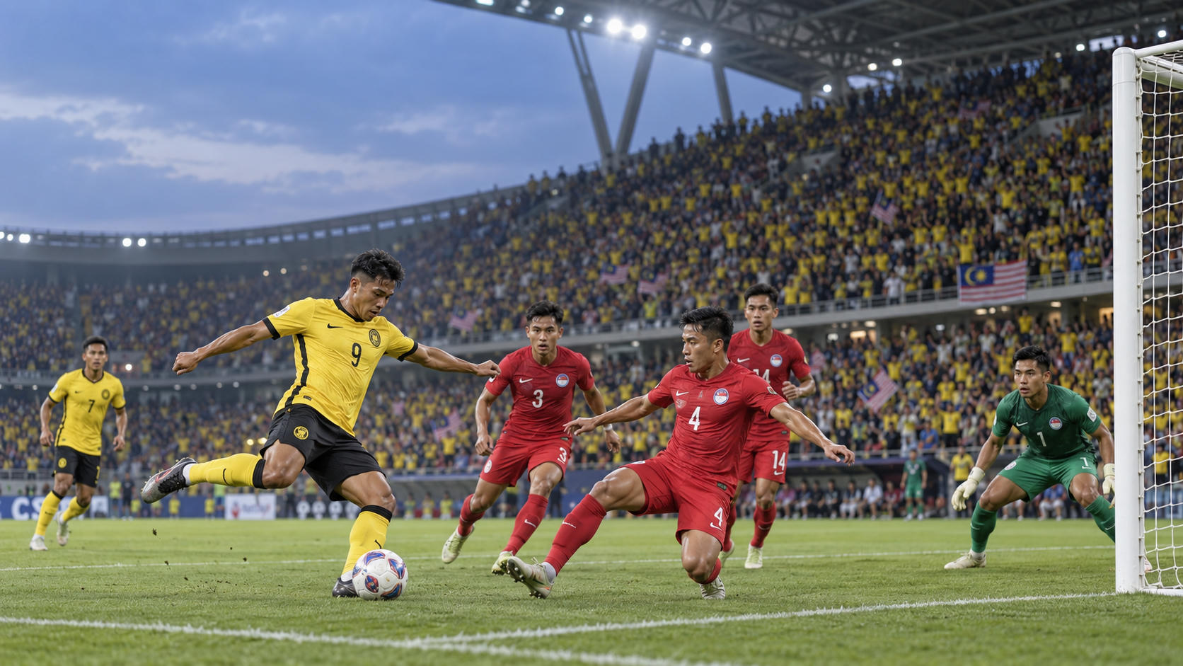 Malaysia Harus Menang Besar atas Singapura