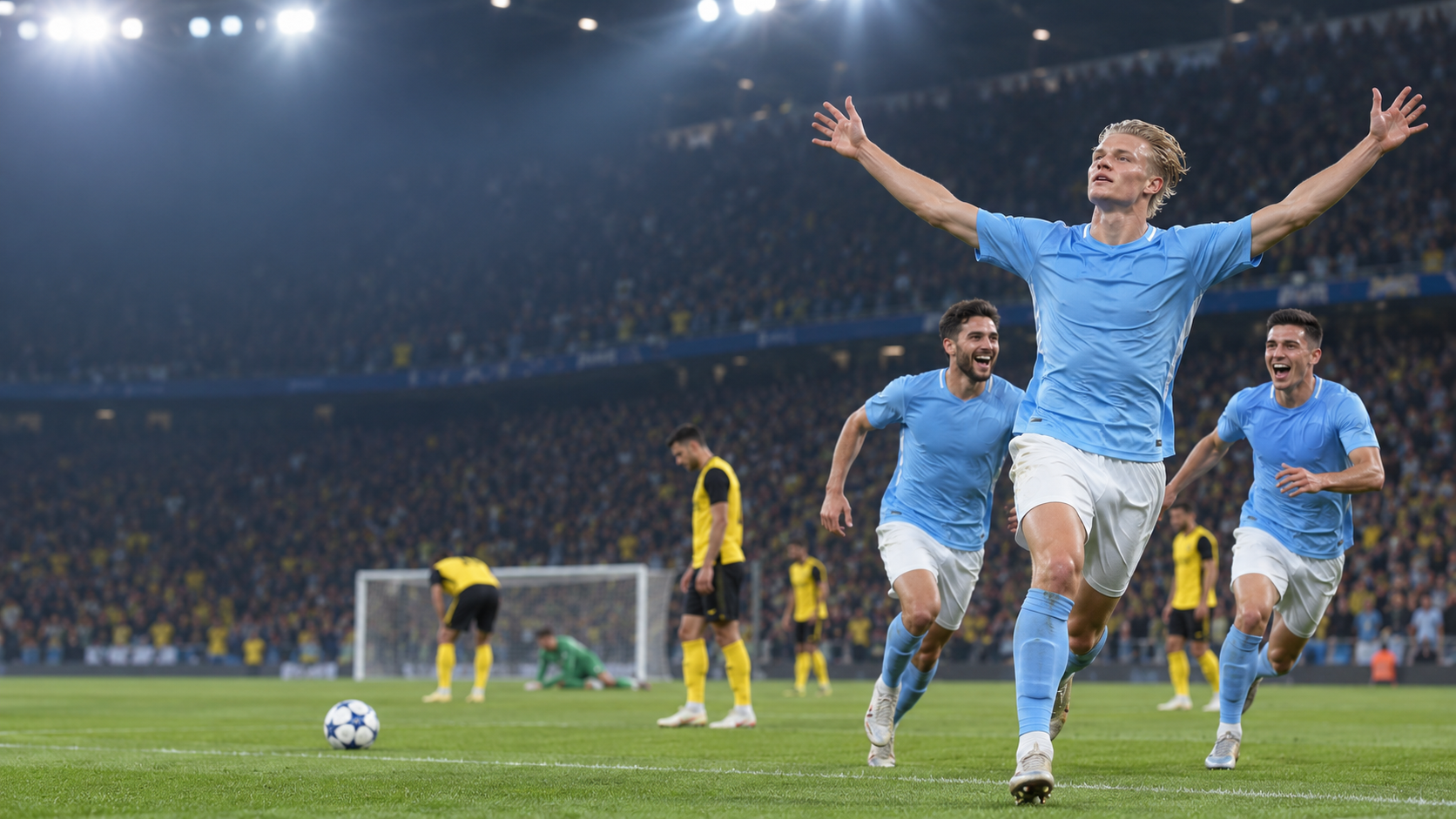 Man City Menang 5-1 atas AEK Athens, Foden Hat-trick