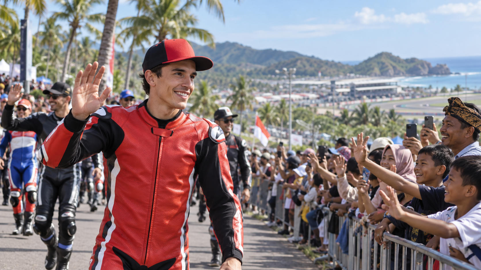 Marc Marquez Sapa Warga Sebelum MotoGP Mandalika