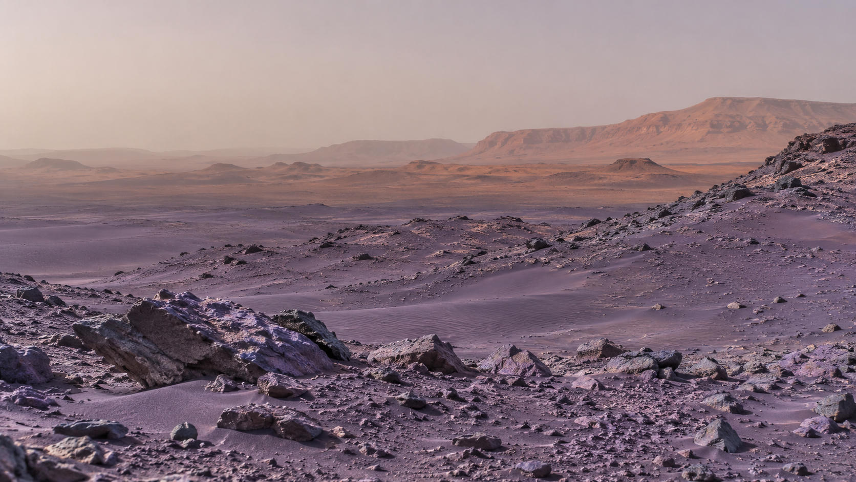 Mars Ternyata Tak Selalu Merah, Ada Lanskap Ungu