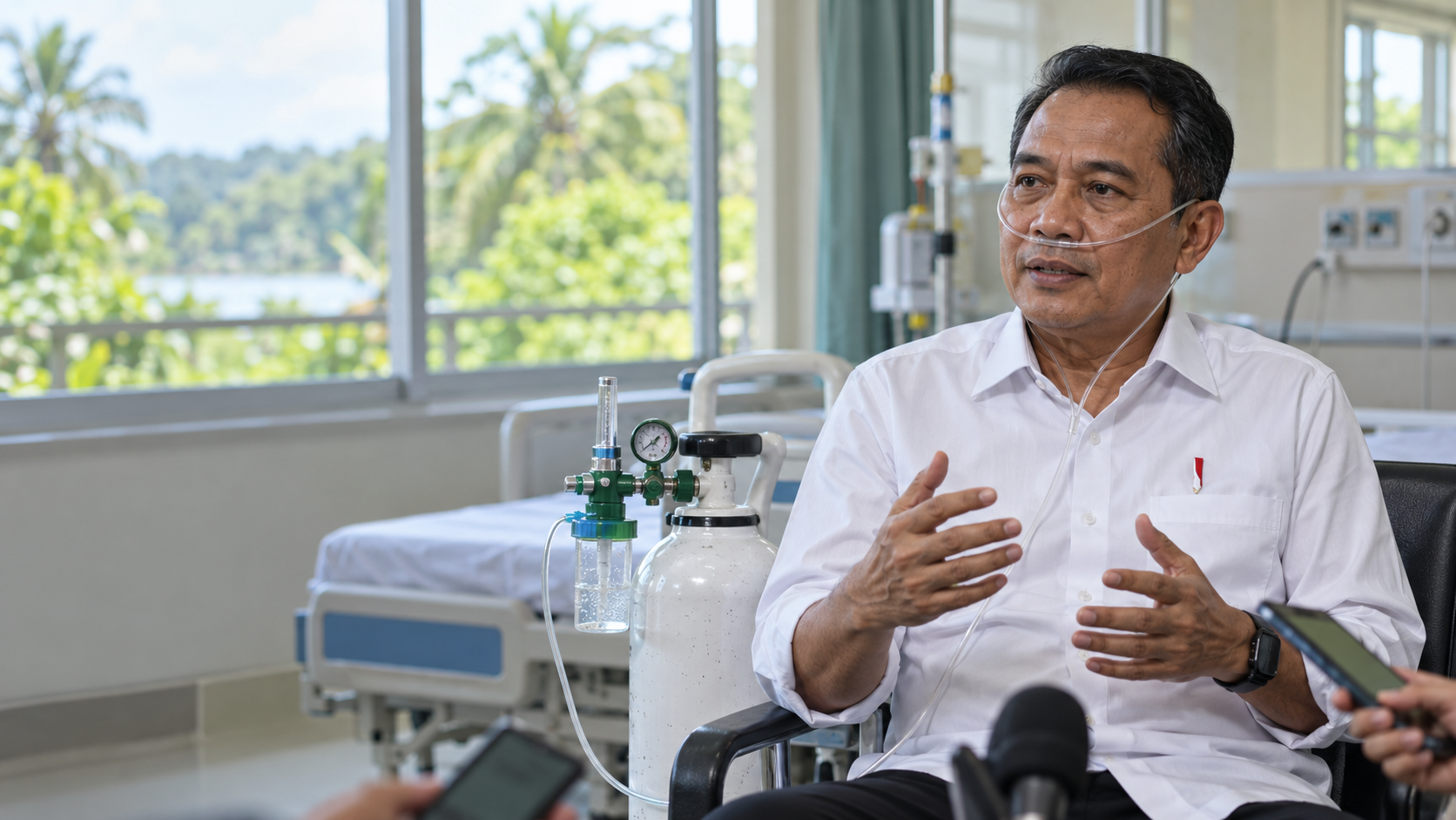 Menkes Luruskan Narasi Foto Viral Pakai Oksigen