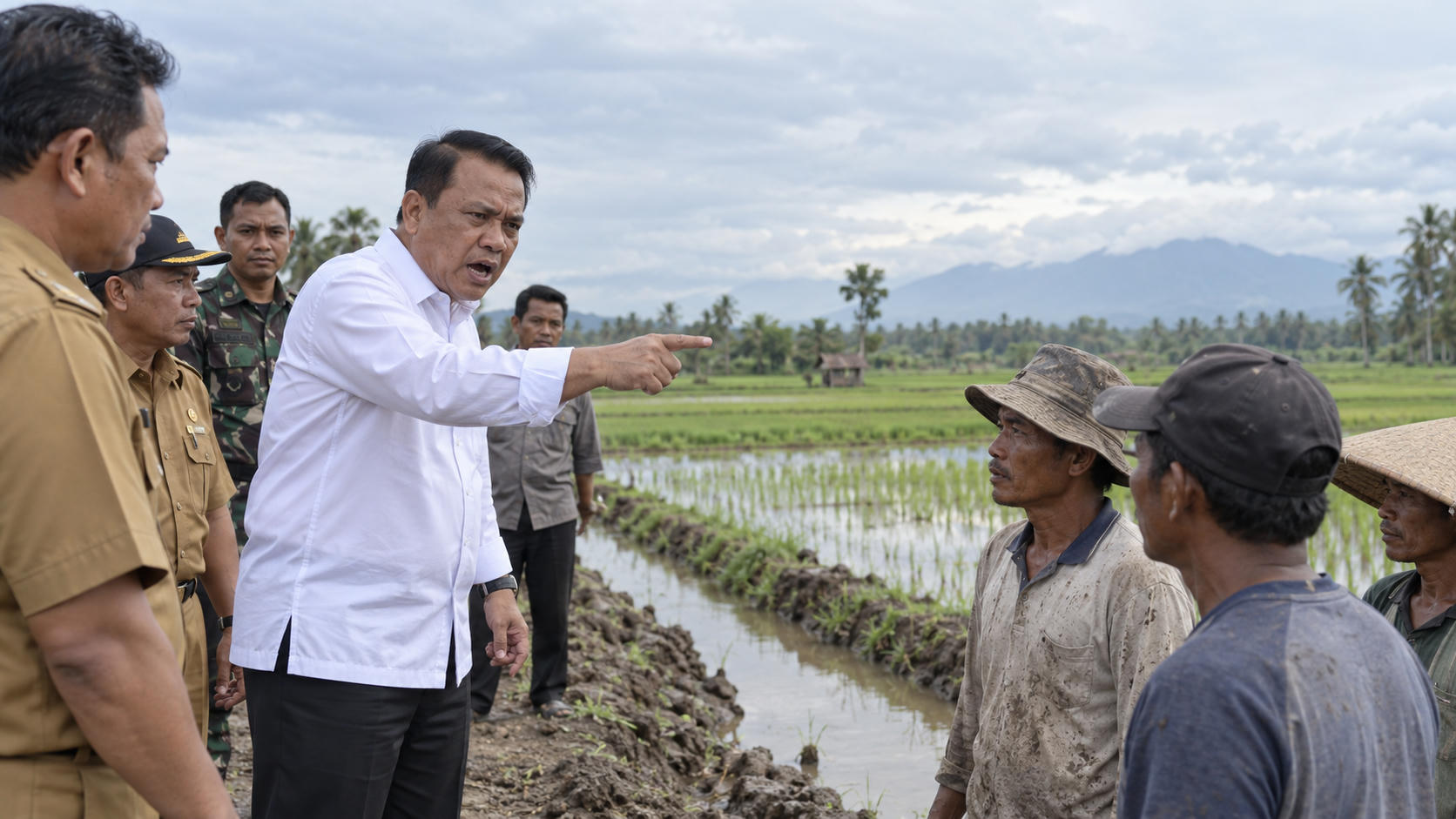 Menteri PU Marah di Sawah: Fakta Belum Terverifikasi