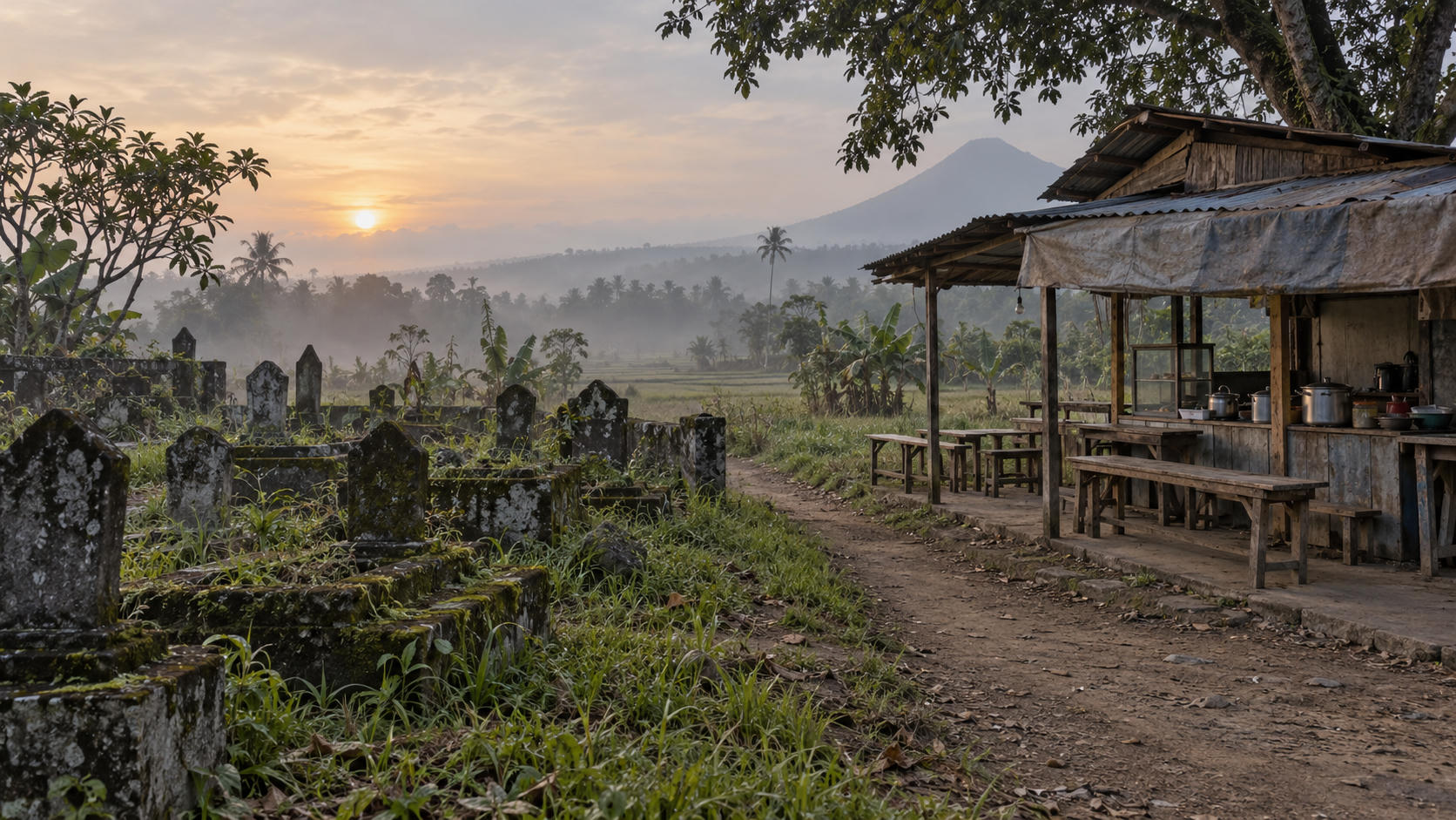 Misteri Tanah Kuburan dan Warung Nunung yang Sepi