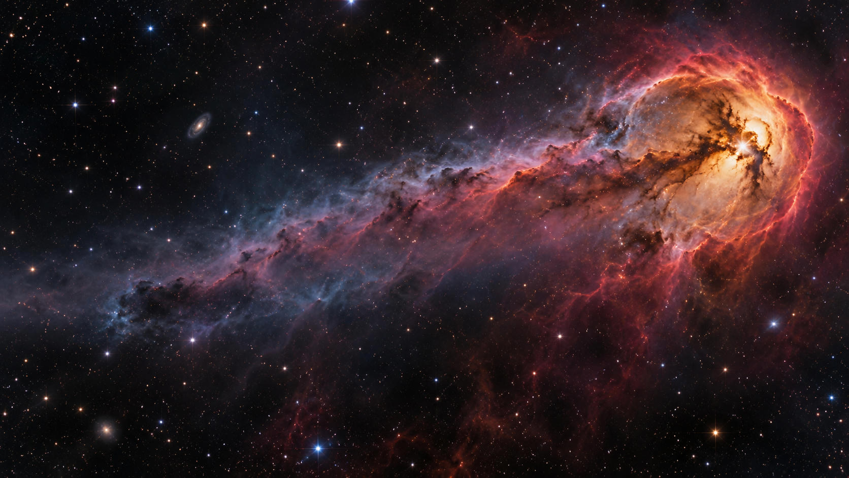 Nebula Kepompong: Kelahiran Bintang Berbentuk Komet