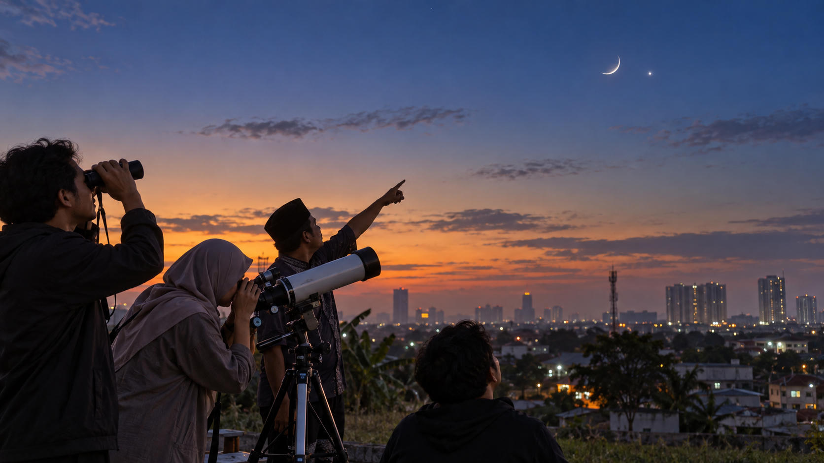 Okultasi Venus dari Bekasi: Panduan Pengamatan Aman