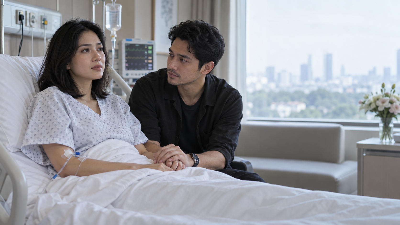 Pacar Dampingi Dara The Virgin Jalani Operasi Tumor Payudara
