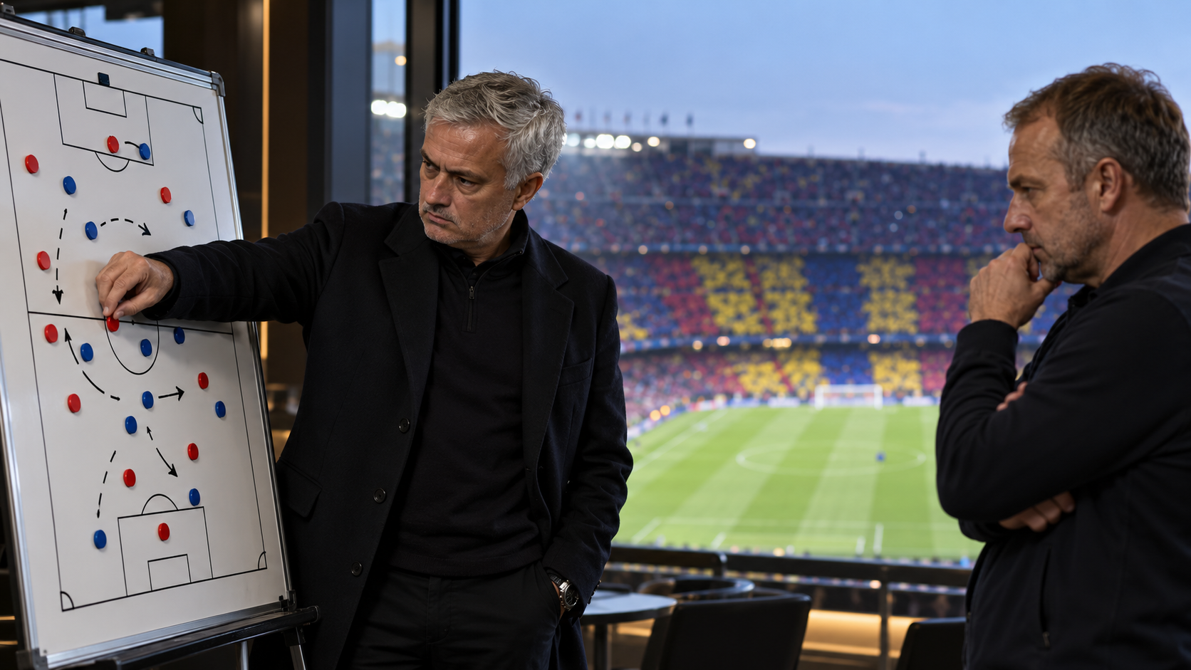 Papan Taktik Mourinho Mengatasi Flick di El Clásico