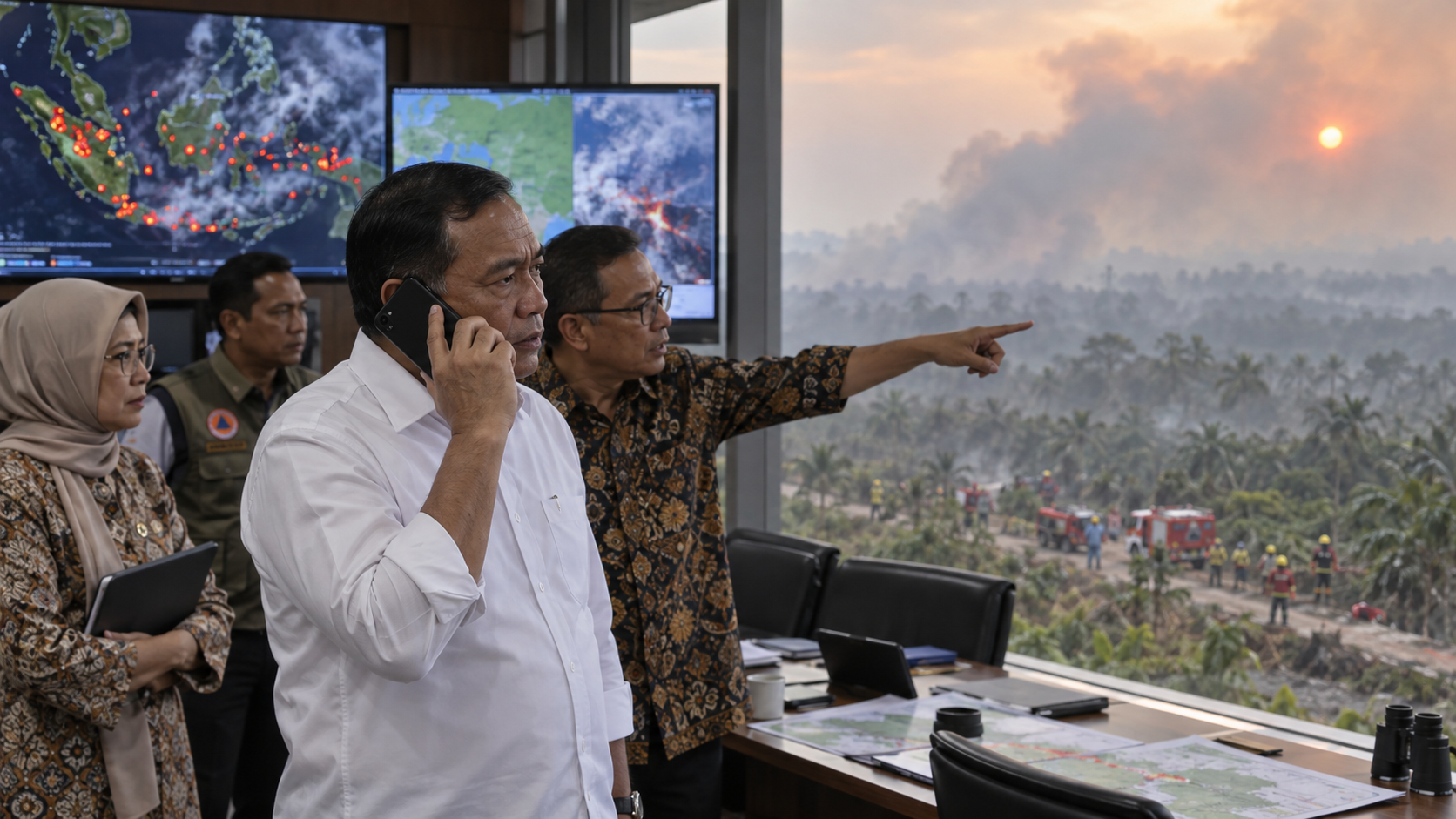 Pemerintah Bantah Tolak Bantuan Malaysia untuk Karhutla