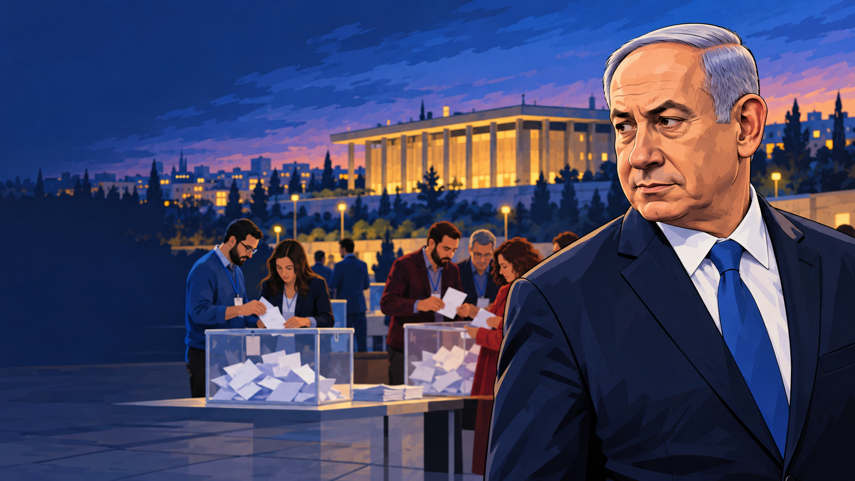 Pemilu Israel 2026: Netanyahu Unggul Tipis, Belum Mayoritas