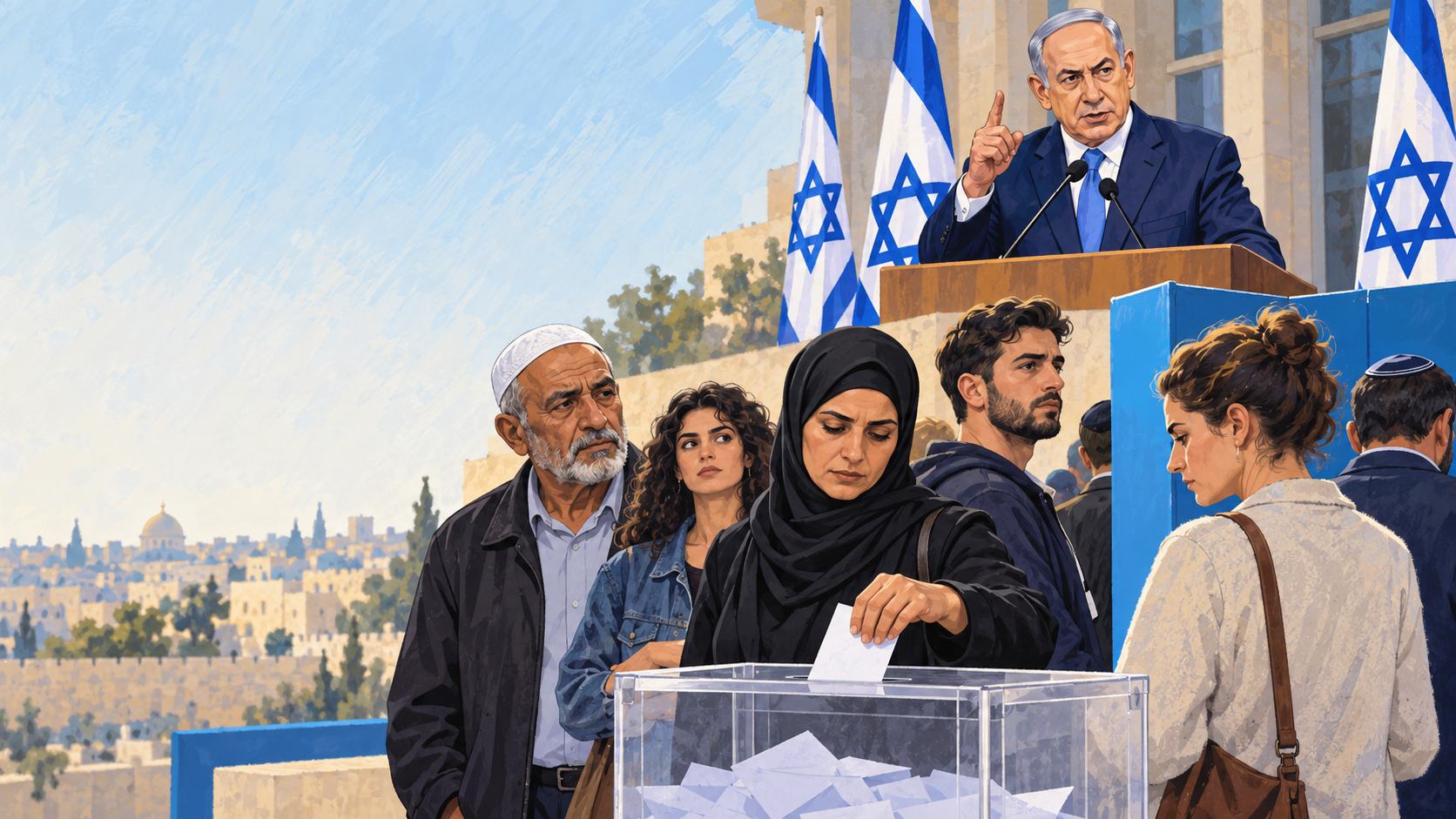Pemilu Israel Memanas, Netanyahu Tuduh Warga Arab