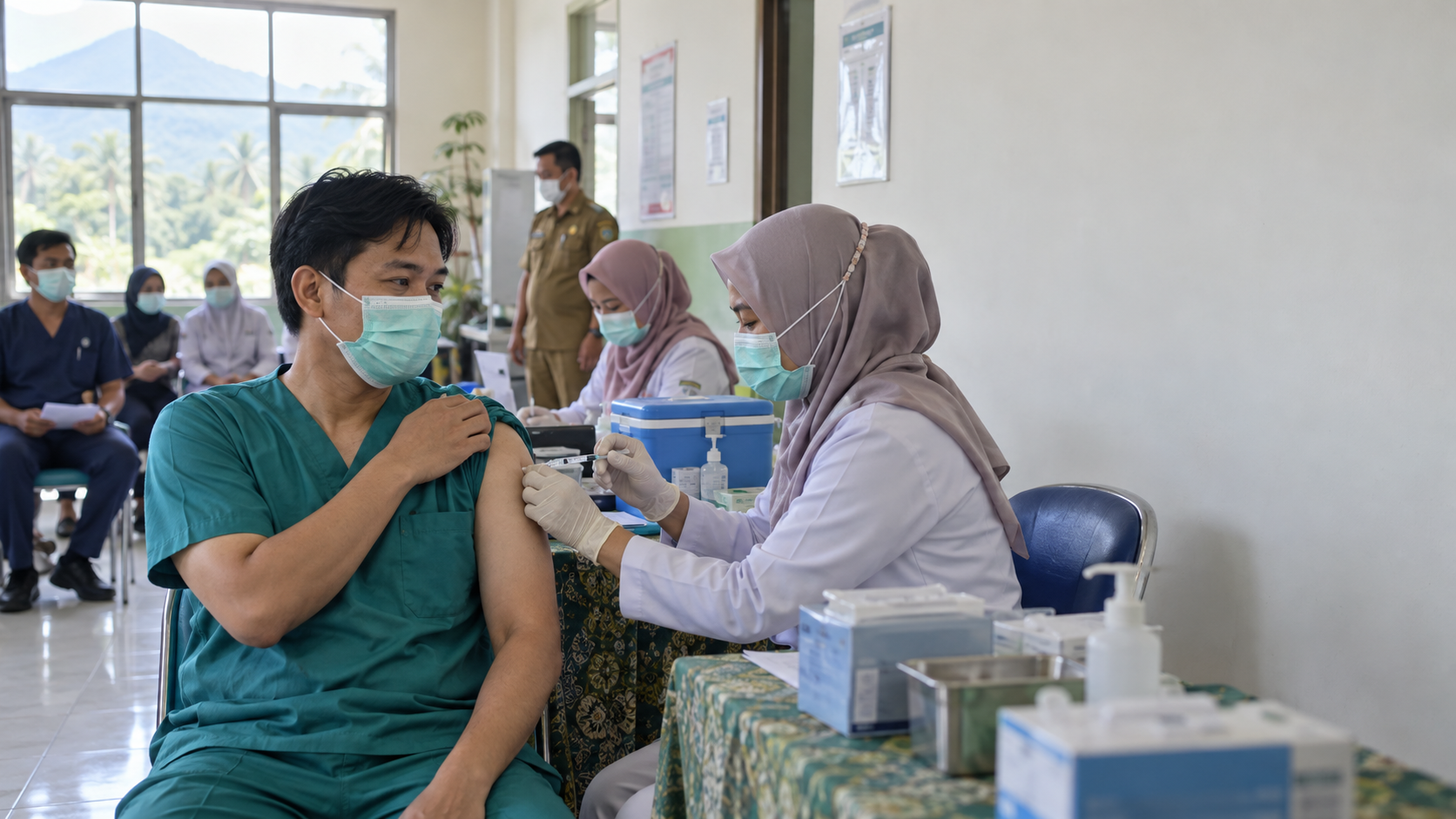 Pemkab Pandeglang Vaksinasi Influenza bagi Nakes
