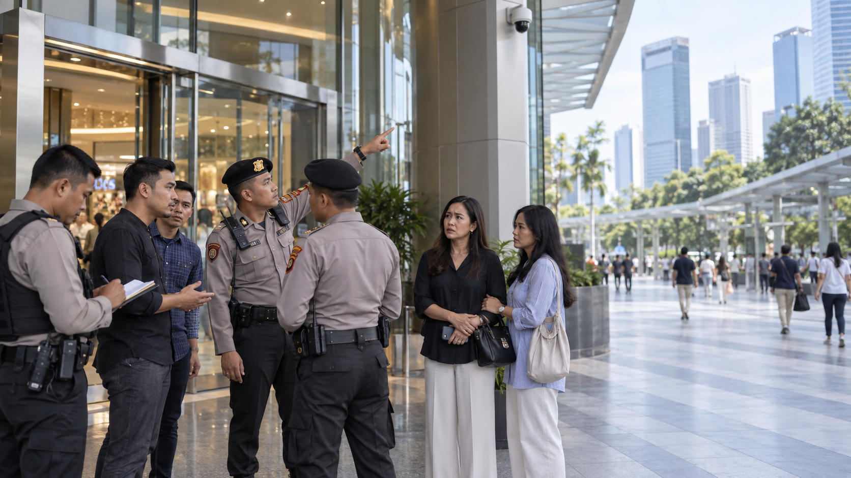 Polisi Ungkap Kasus Pria Tendang Wanita di Sency