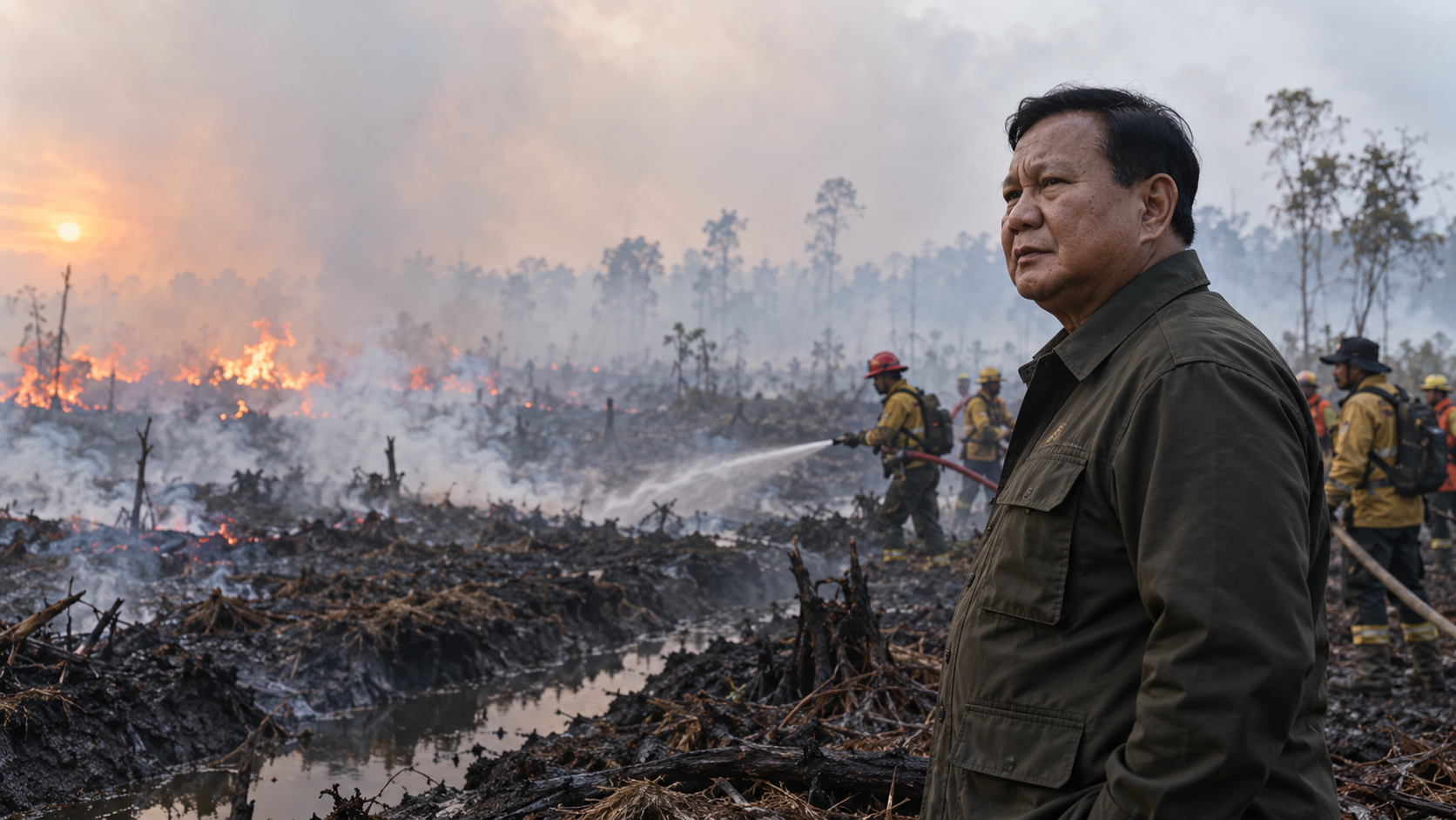Prabowo soal Karhutla: Tetap Tenang, Tangani dengan Serius