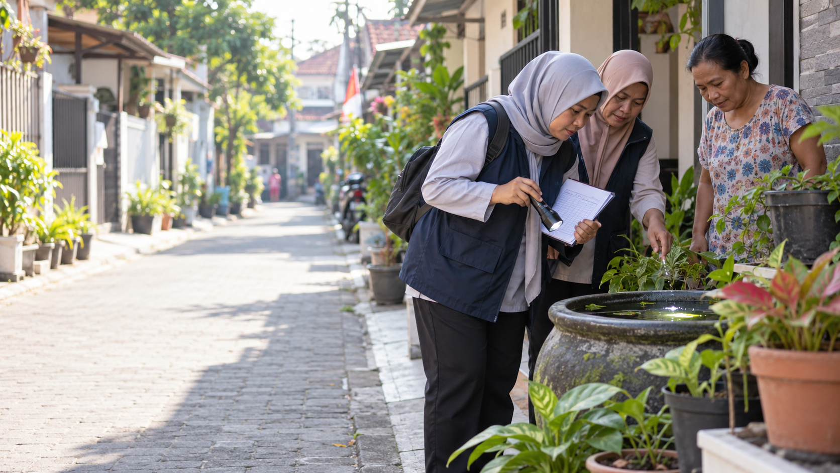 PSN RW 04 Grogol: Enam Rumah Bebas Jentik Nyamuk