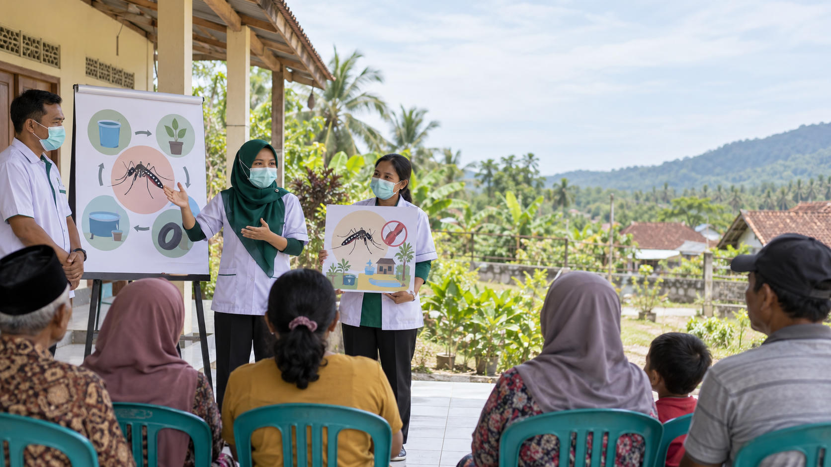 Puskesmas Tangan-Tangan Gelar Penyuluhan DBD di 10 Desa