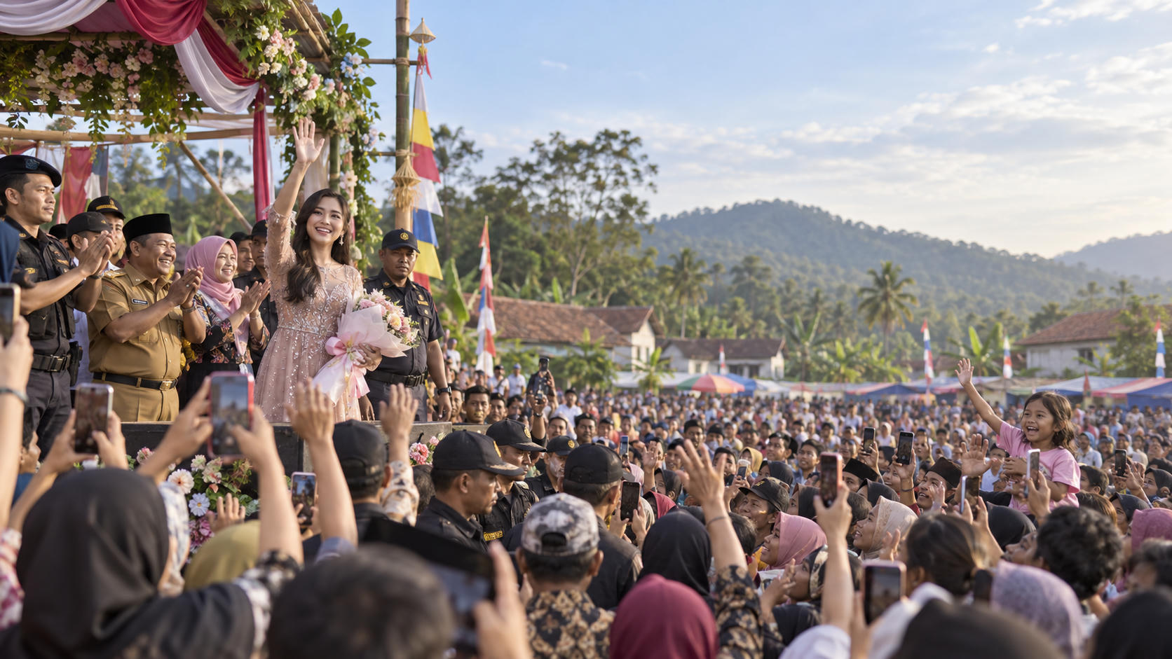 Ribuan Warga Sambut Rofia D’Academy 8 di Cipetir