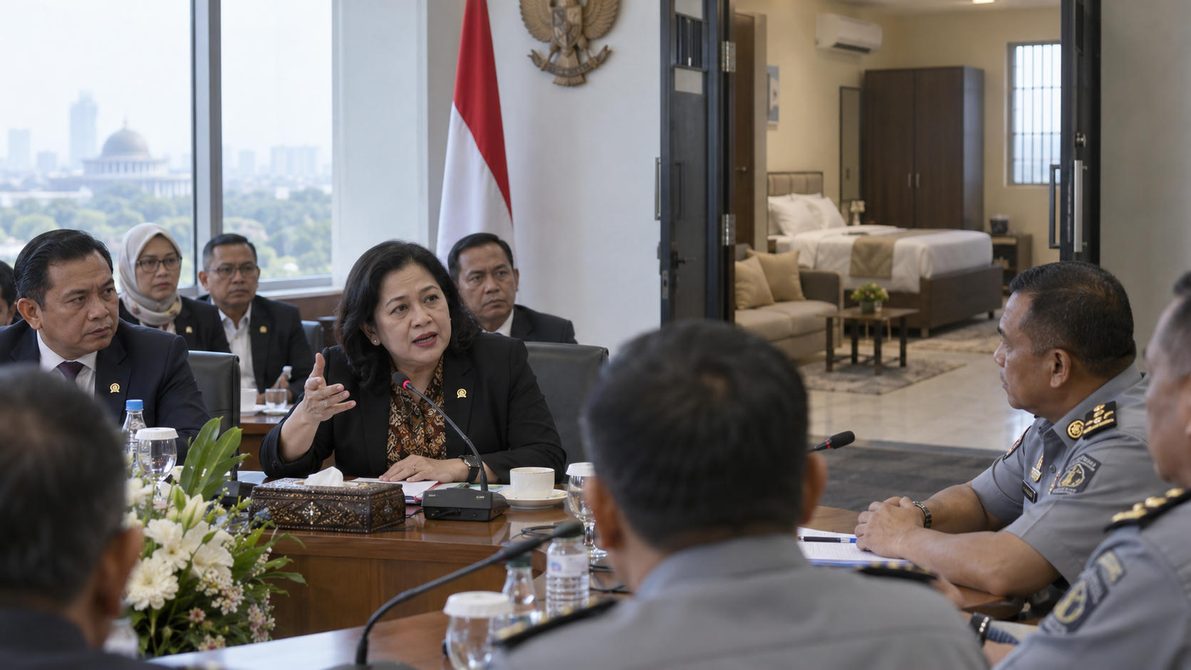 Rieke Singgung Indra Kenz di Rapat Hunian Lapas