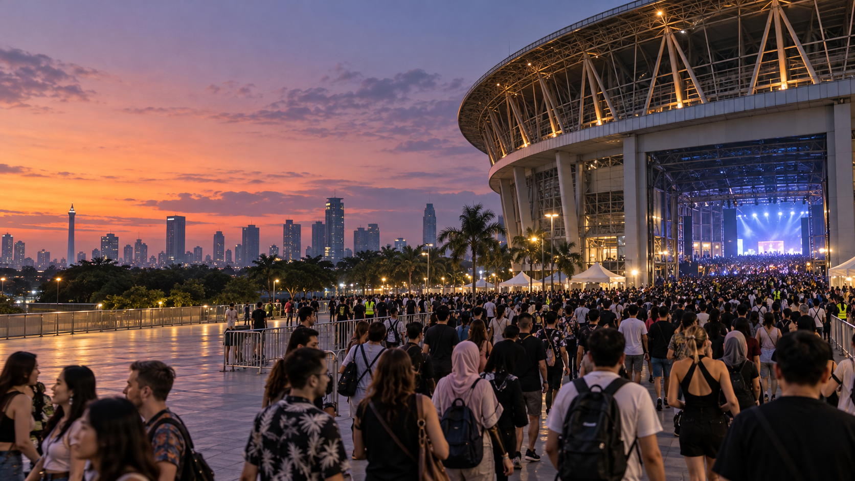 Sekitar 20 Ribu Penonton Asing Hadiri Konser Ye di Jakarta
