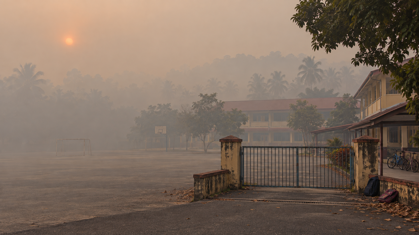 Sekolah Malaysia Ditutup akibat Kabut Asap Karhutla