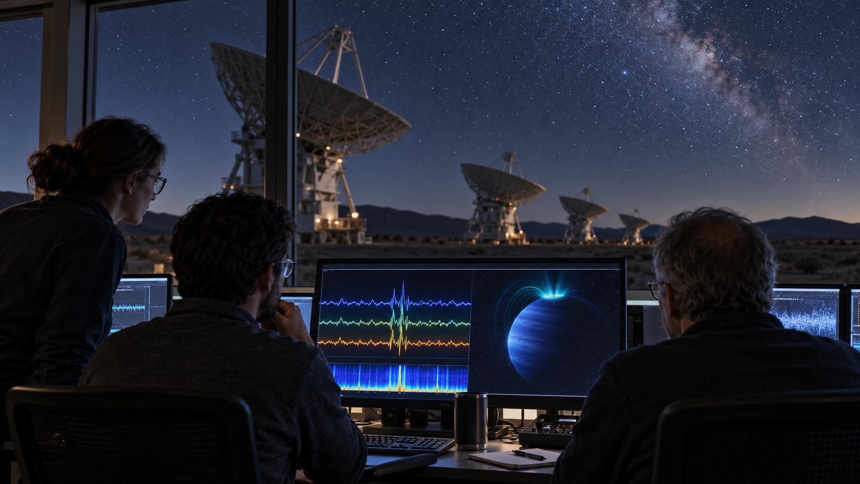 Sinyal Radio Beta Pictoris b Ungkap Petunjuk Medan Magnet