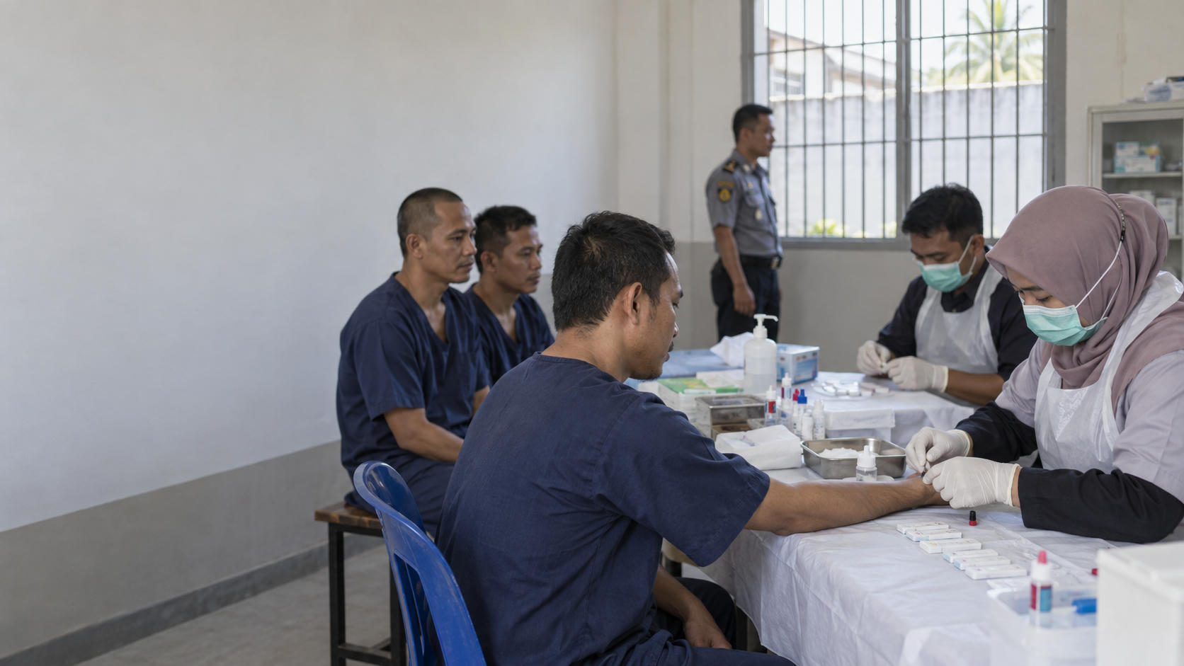 Skrining HIV dan Sifilis untuk 40 Warga Binaan Bengkulu