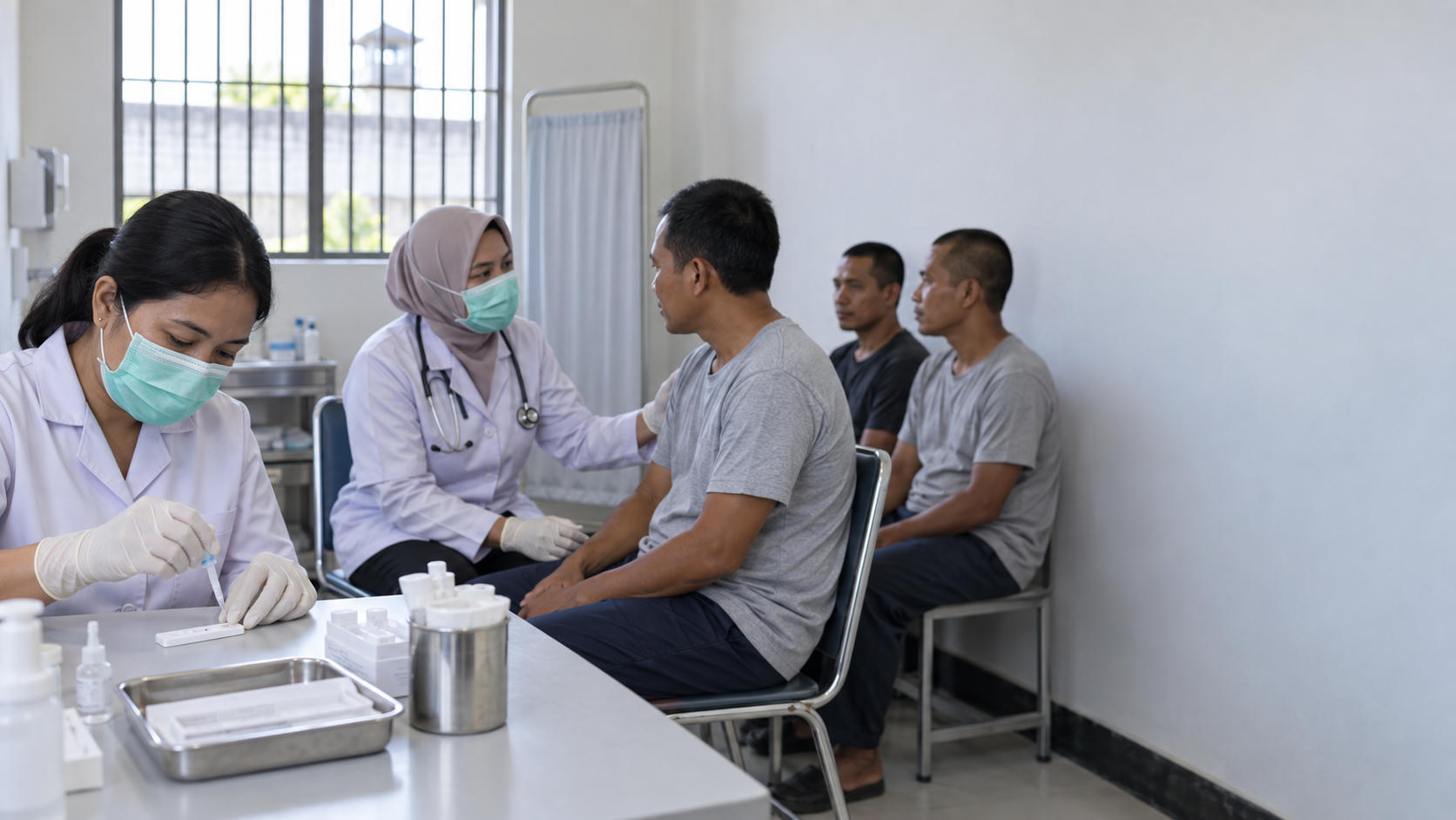 Skrining HIV Lapas Metro: 55 Warga Binaan Nonreaktif