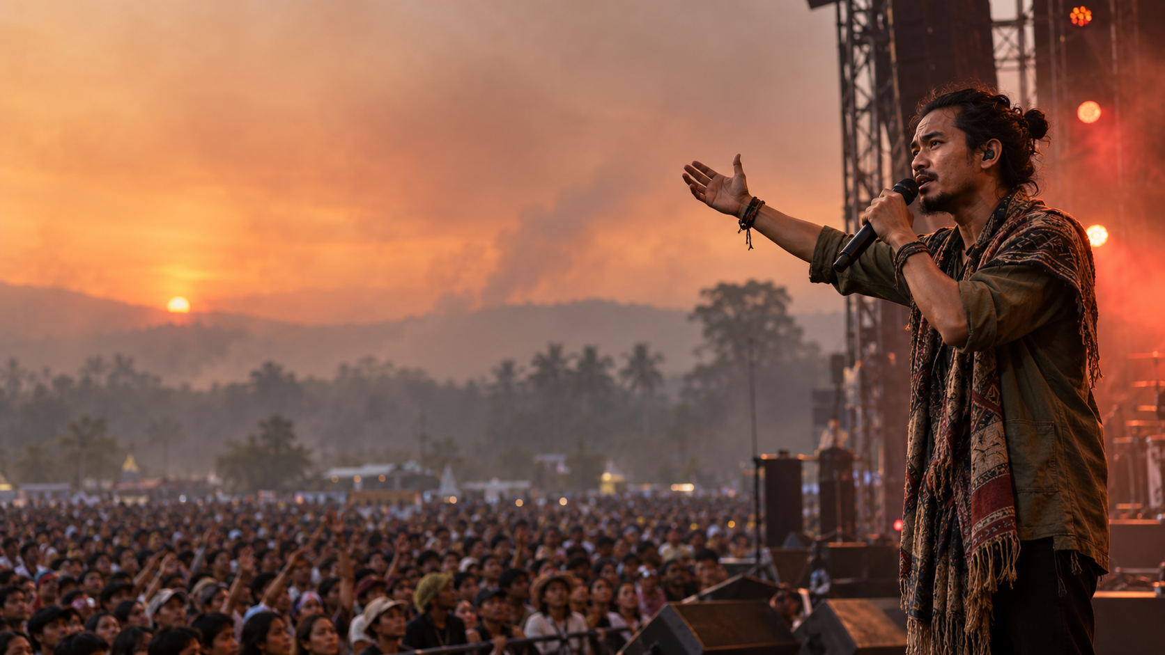 Suara Musisi tentang Karhutla di Synchronize Fest 2026