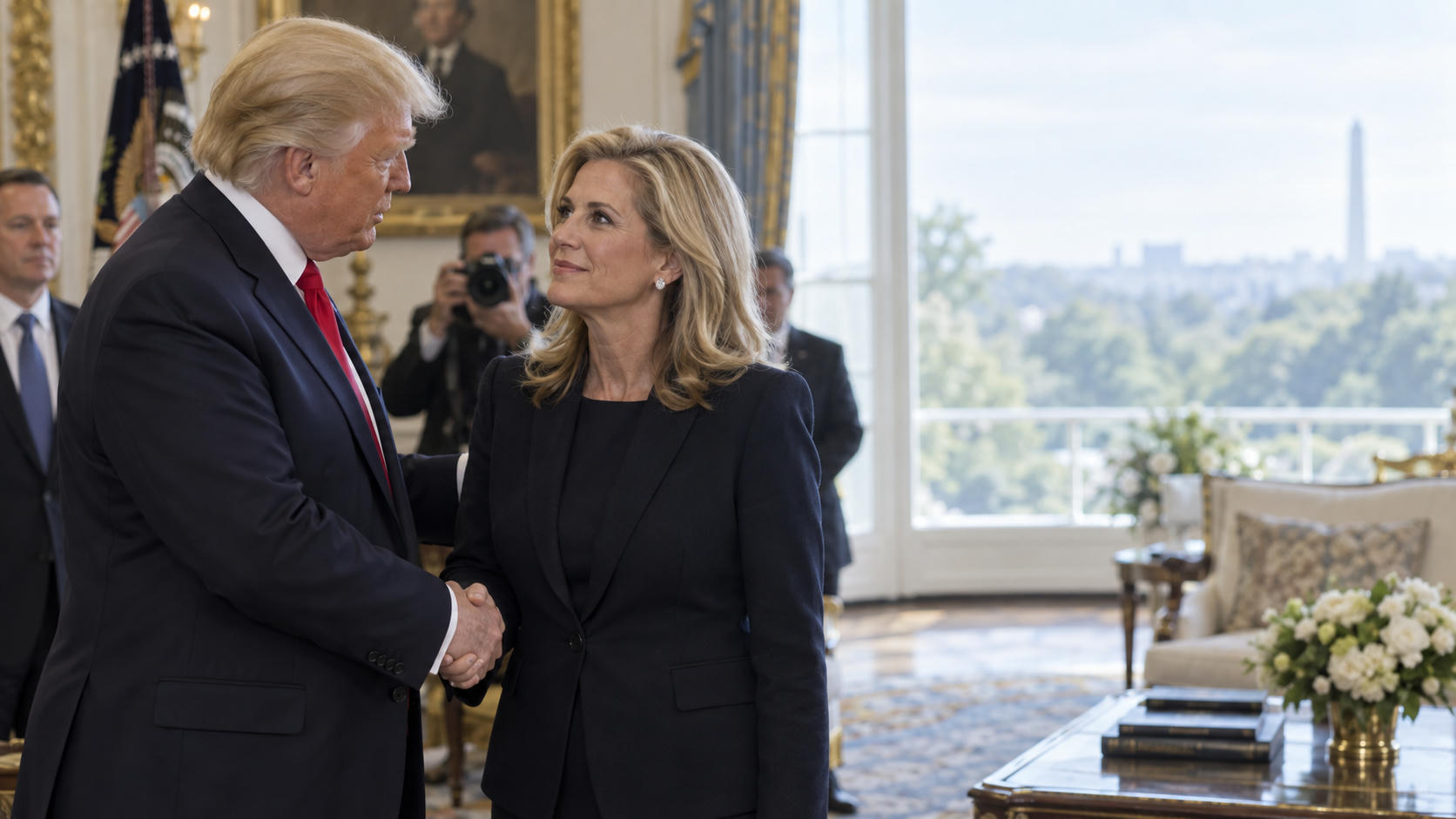 Susan Dell Viral Usai Bertemu Donald Trump