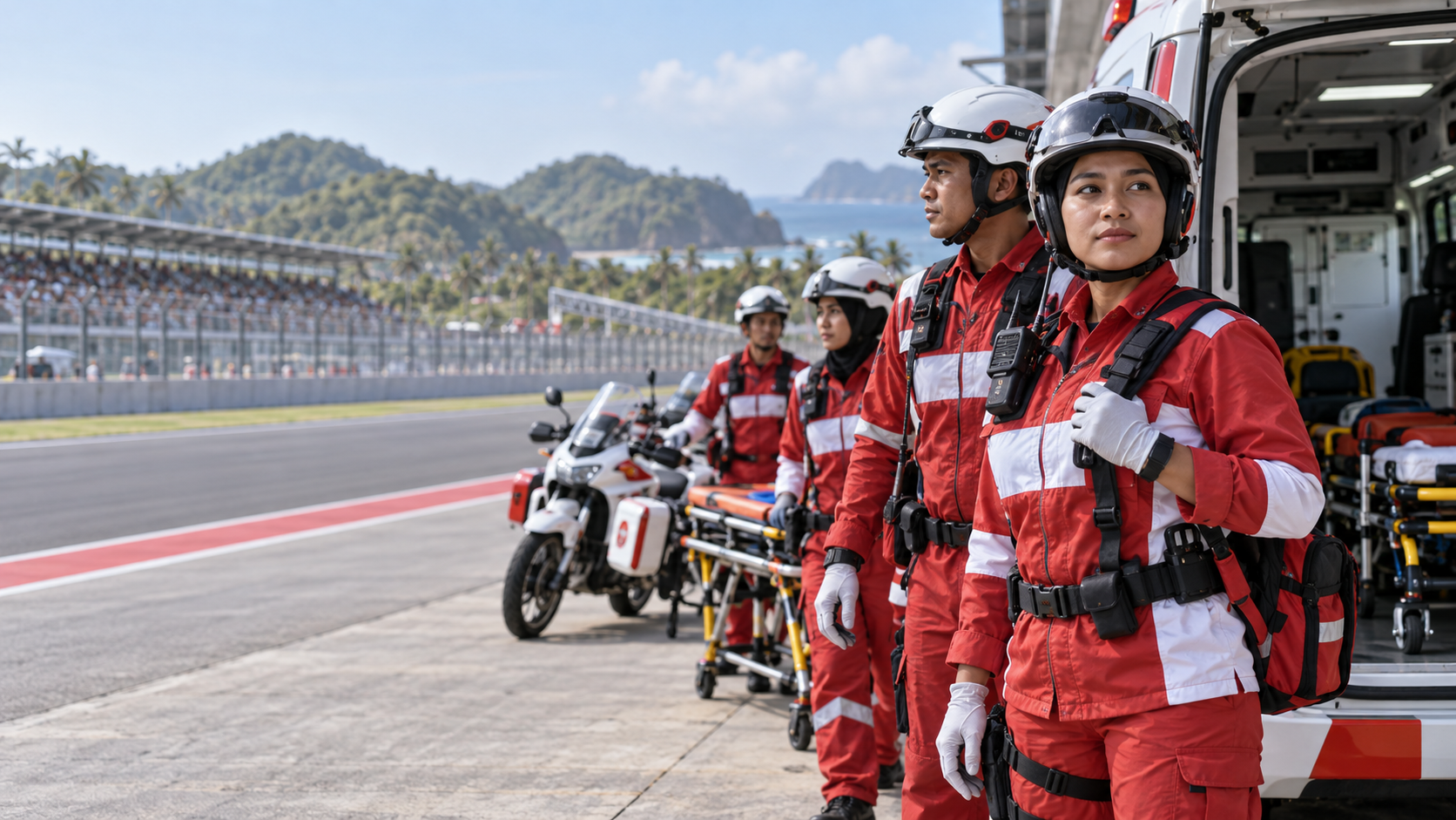 Tim Medis MotoGP Mandalika Terbaik di Dunia?