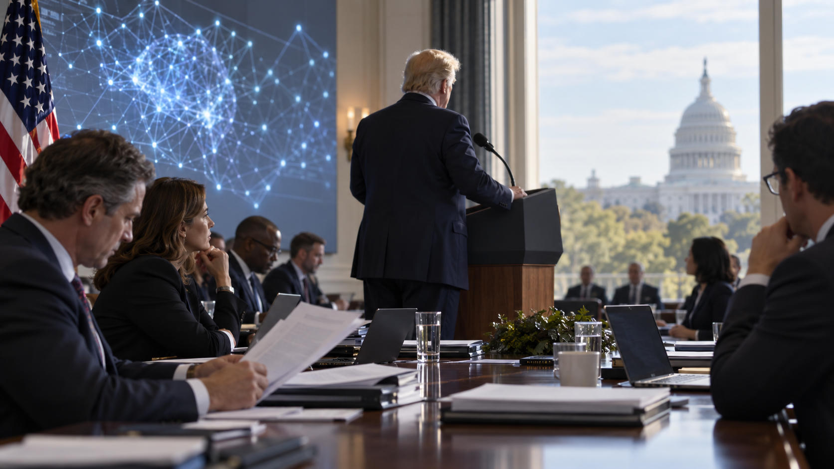 Trump Ganti Nama AI Menjadi SI? Ini Status Faktanya
