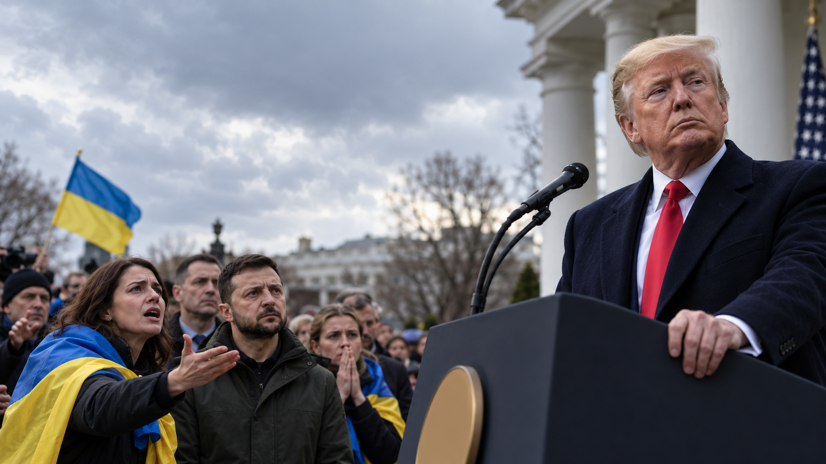 Trump Tangguhkan Tarif Rusia, Ukraina Memprotes