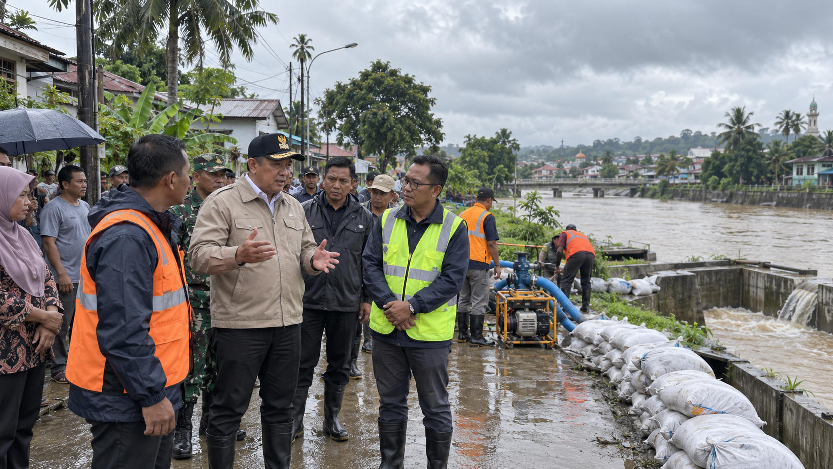 Wali Kota Perkuat Kesiapsiagaan Hujan, Rumbai Prioritas