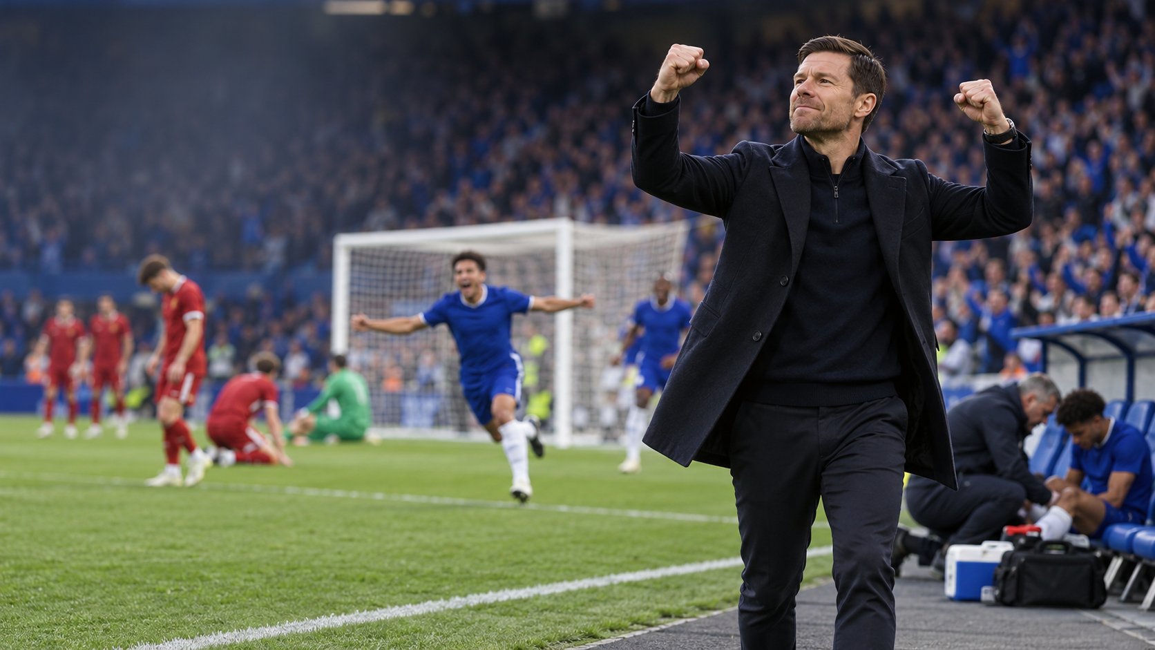 Xabi Alonso Janji Rayakan Gol Chelsea ke Gawang Liverpool